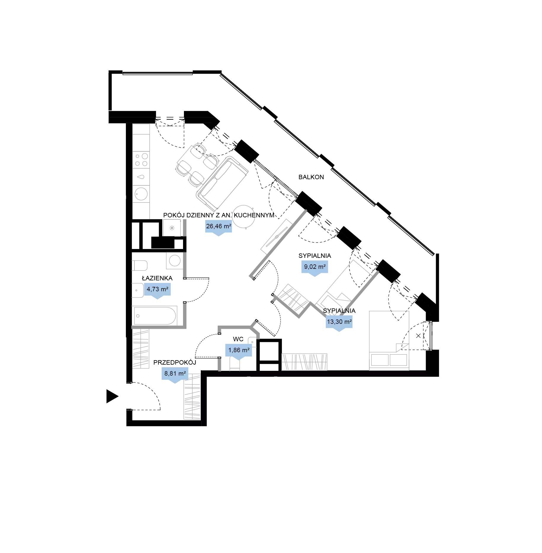 Bulwar Północny – inwestycja Archicom - lokal E3 43, budynek E