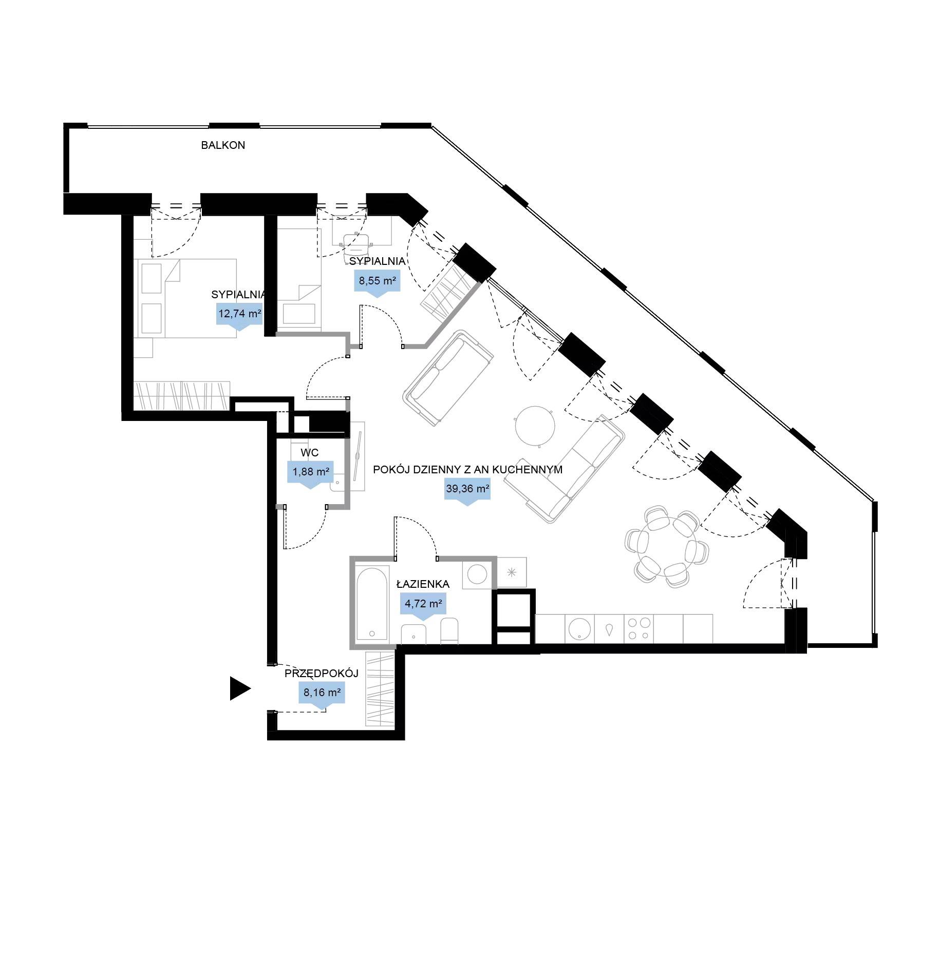 Bulwar Północny – inwestycja Archicom - lokal E3 27, budynek E
