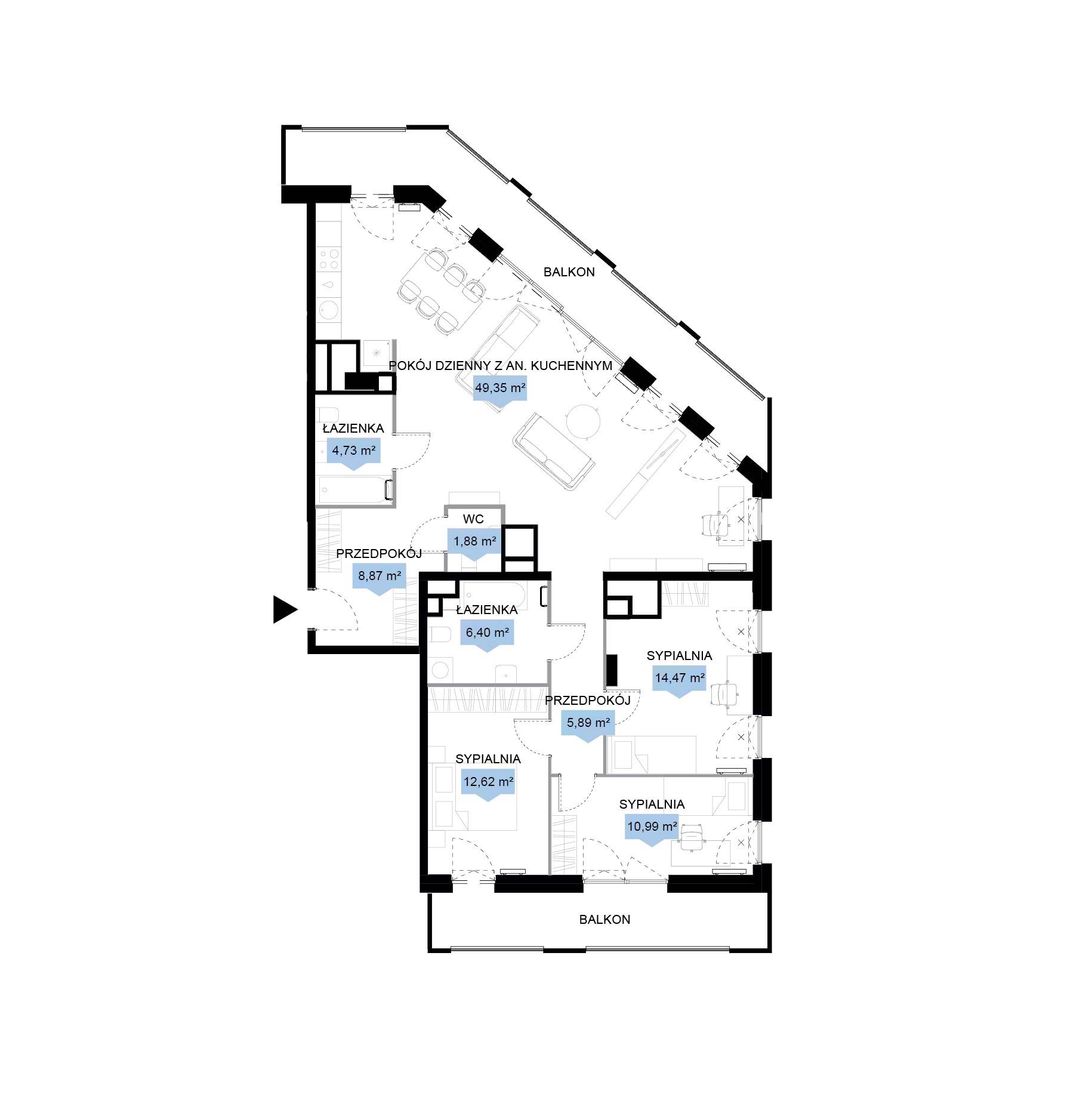 Bulwar Północny – inwestycja Archicom - lokal E3 61, budynek E