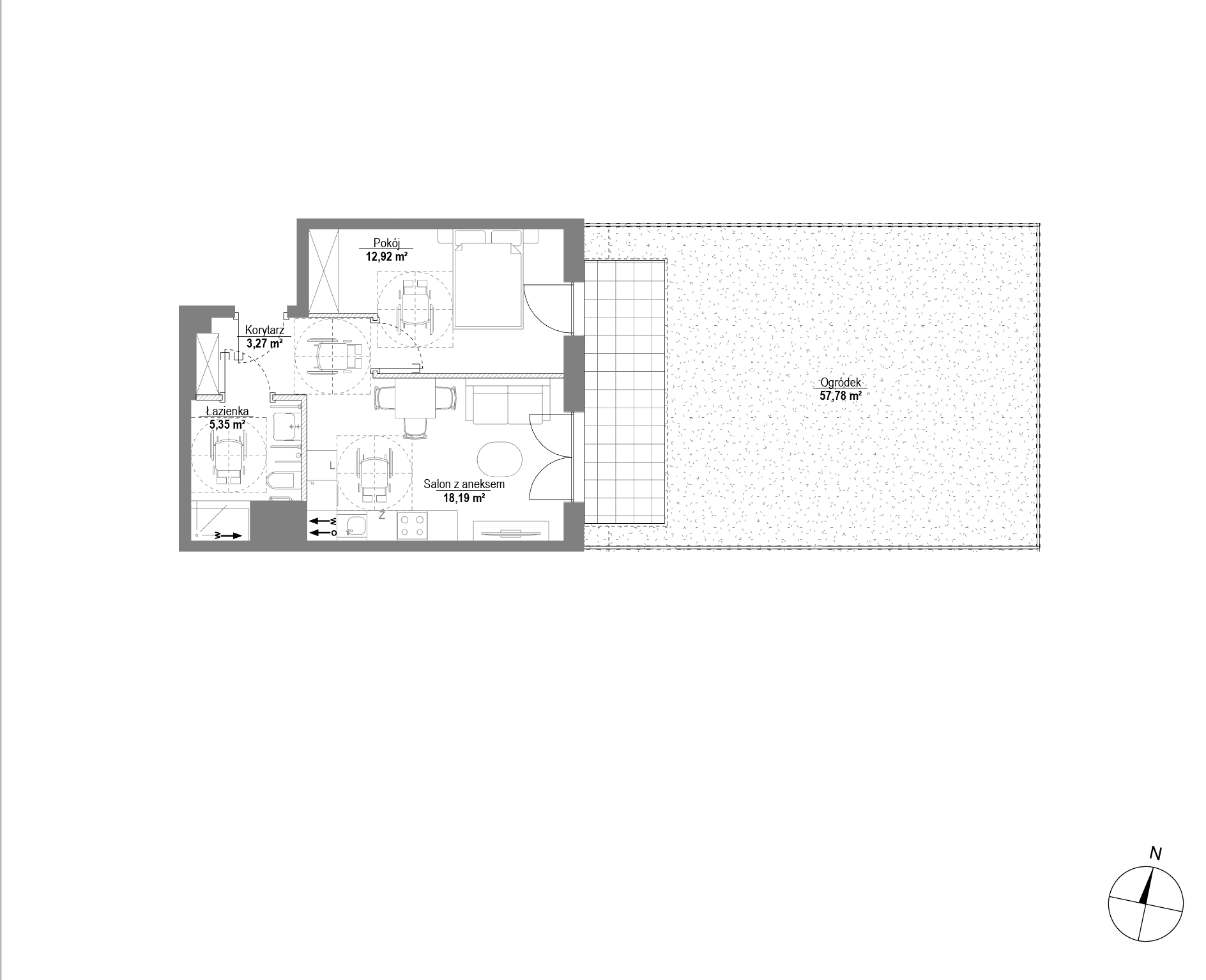 Piątkowo Residence – inwestycja Robyg - lokal H1.0M04