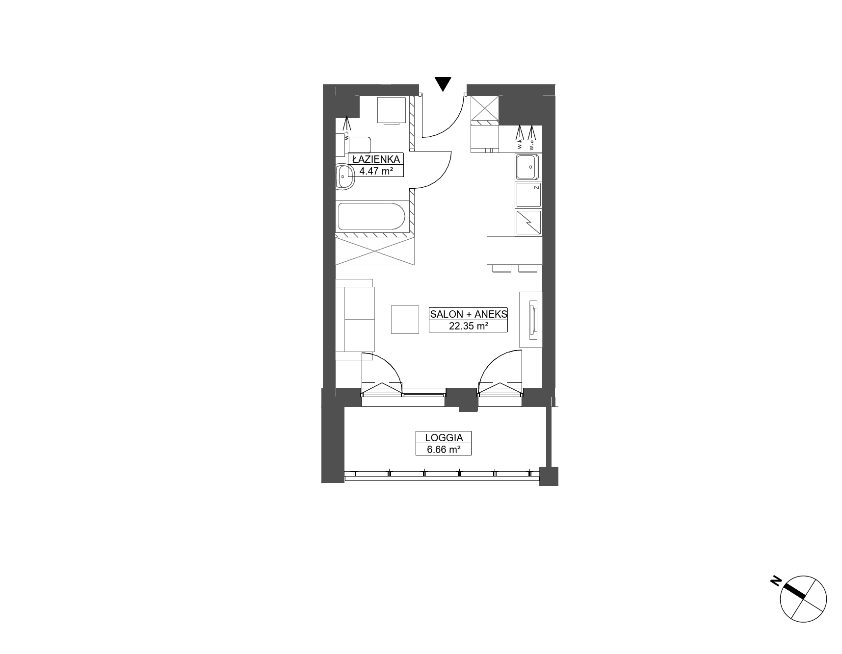 WENDY – inwestycja Robyg - lokal C.5M08