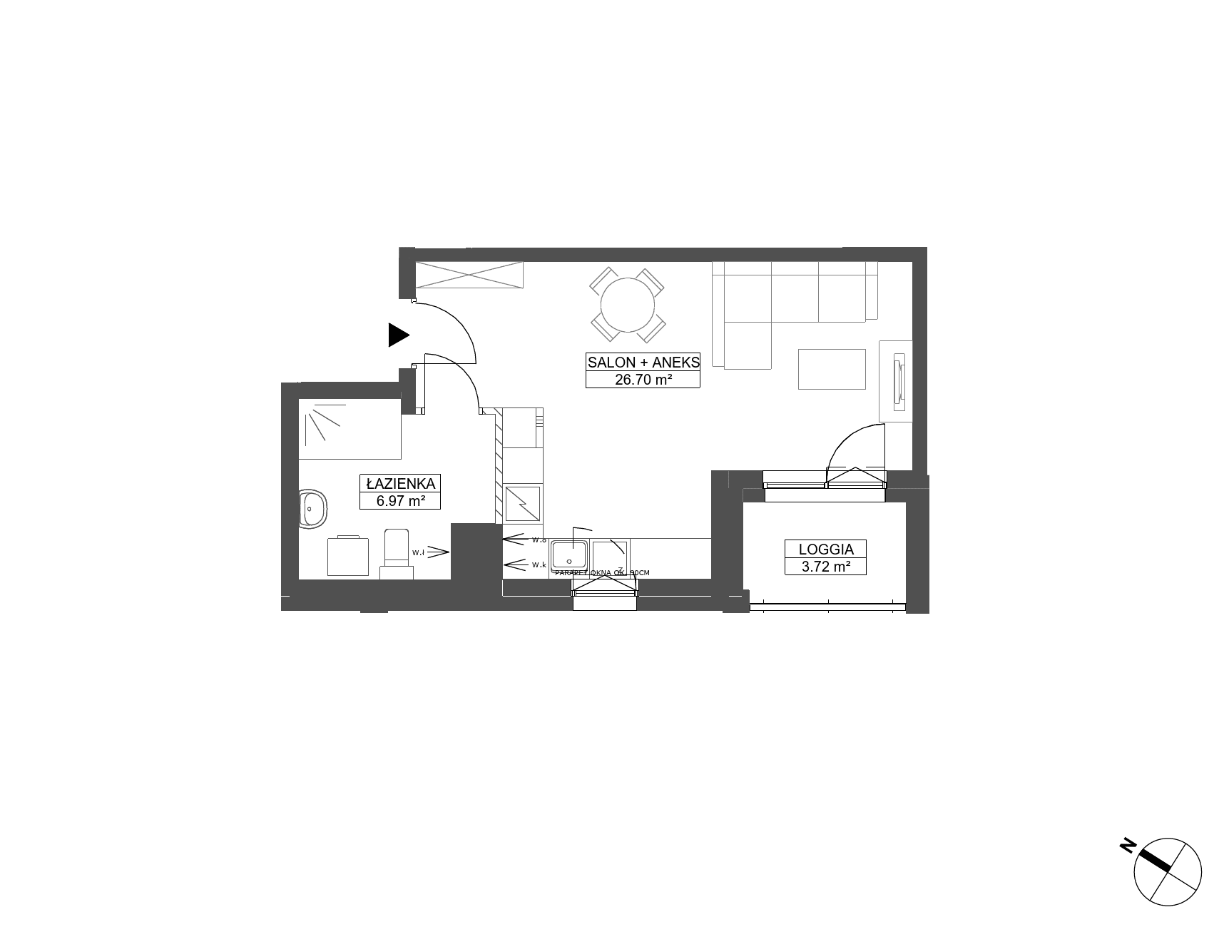 WENDY – inwestycja Robyg - lokal C.5M10