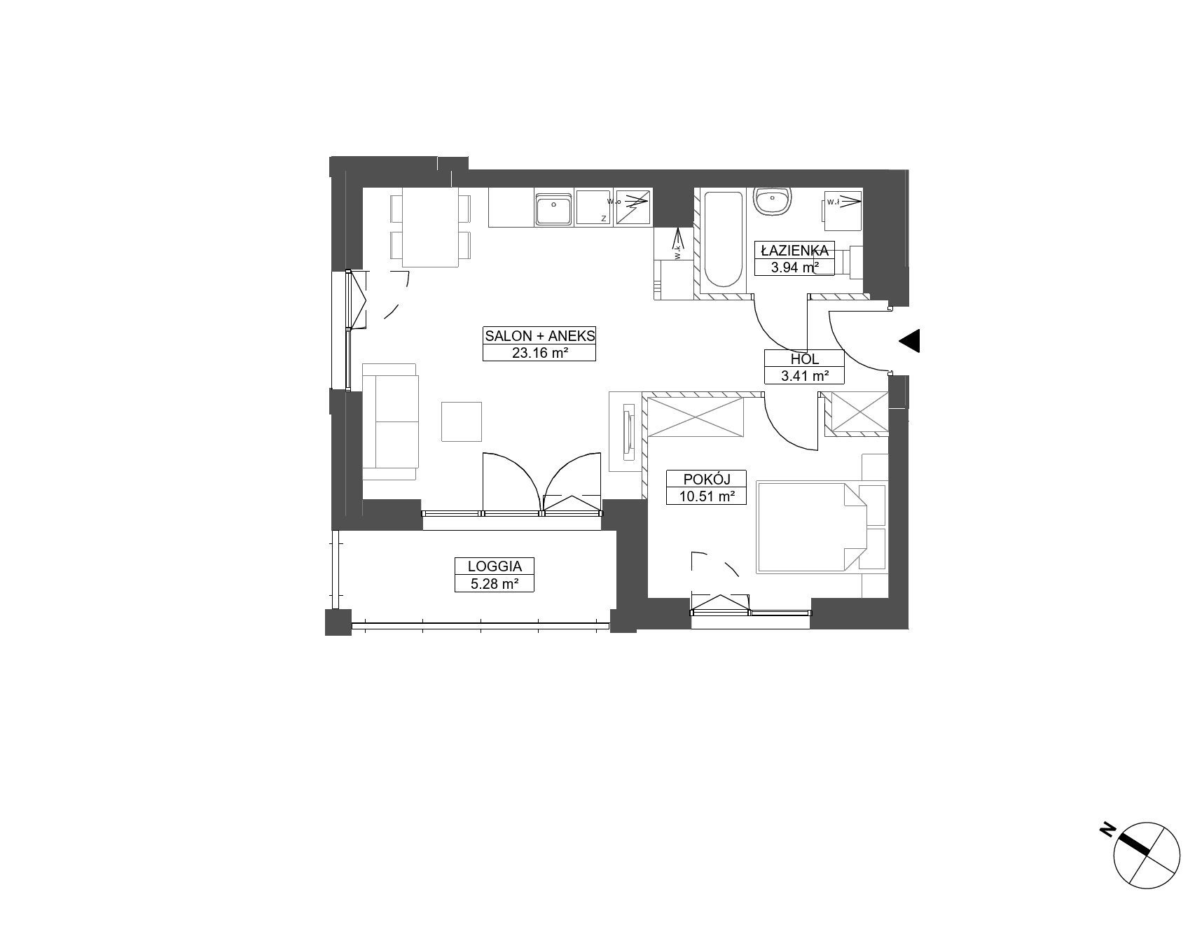 WENDY – inwestycja Robyg - lokal C.5M11