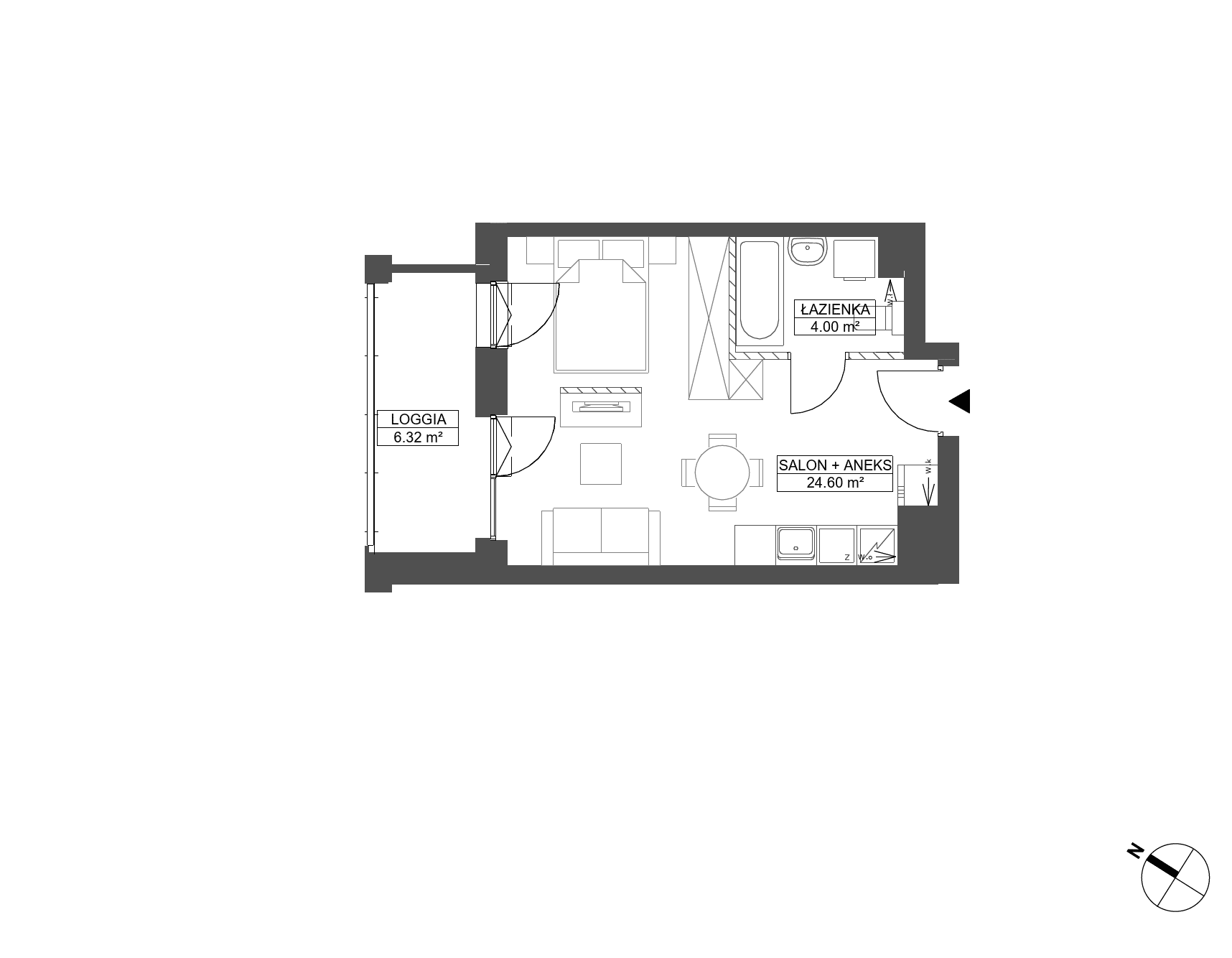 WENDY – inwestycja Robyg - lokal C.5M12