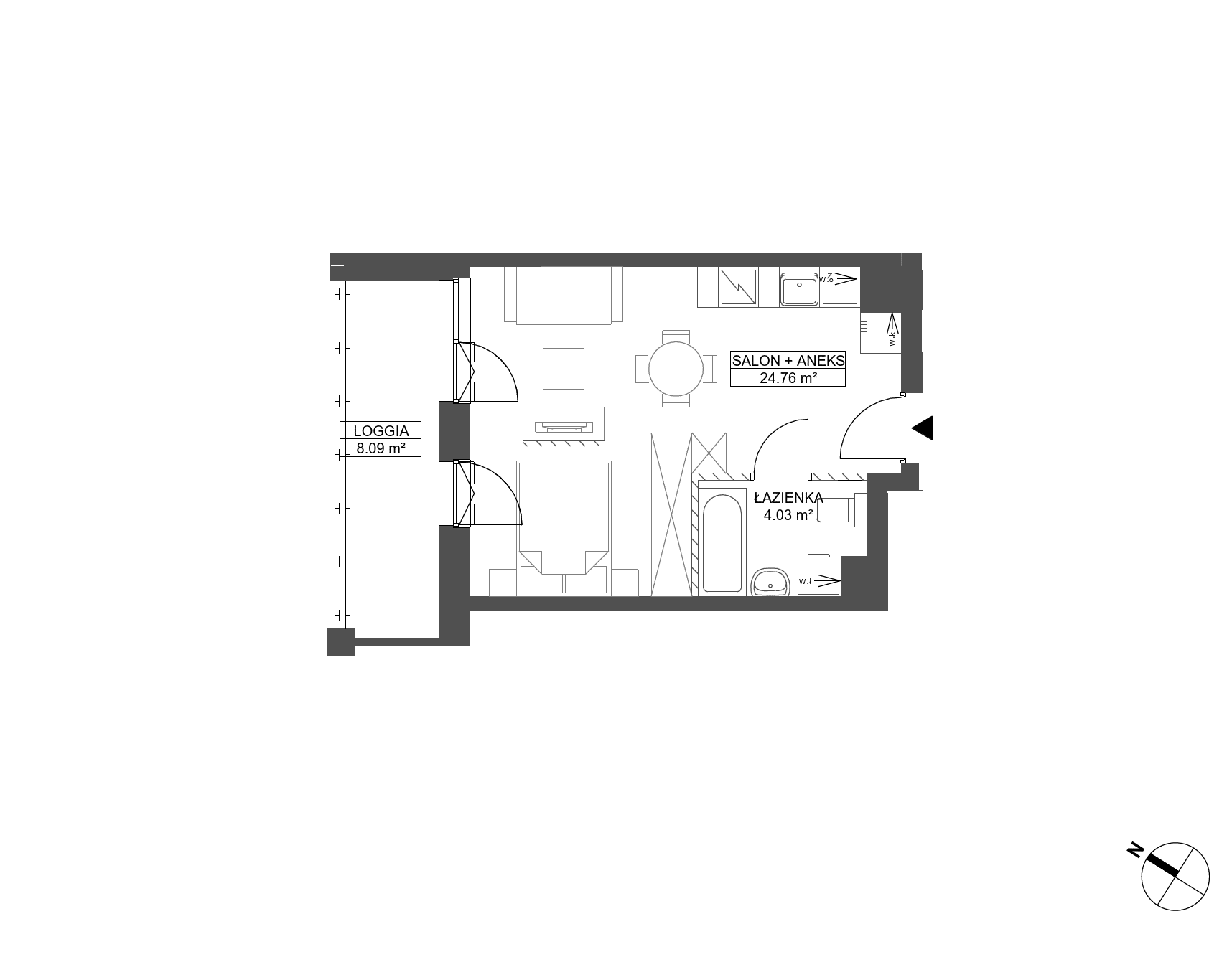 WENDY – inwestycja Robyg - lokal C.5M13