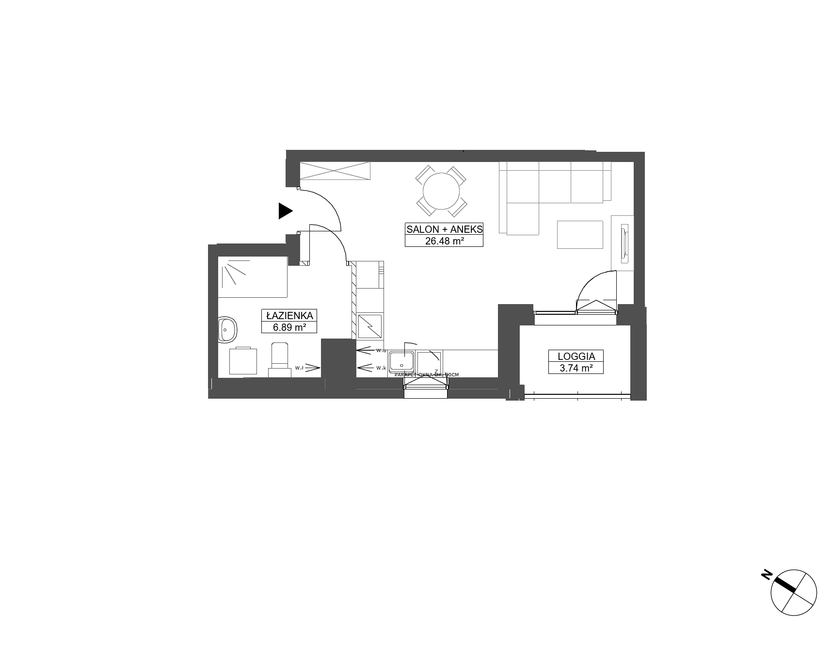 WENDY – inwestycja Robyg - lokal C.2M13