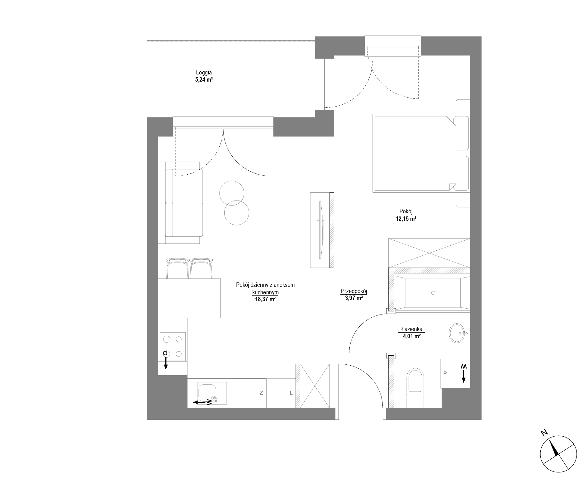 Elektrovnia Garbary – inwestycja Robyg - lokal 2.1M29
