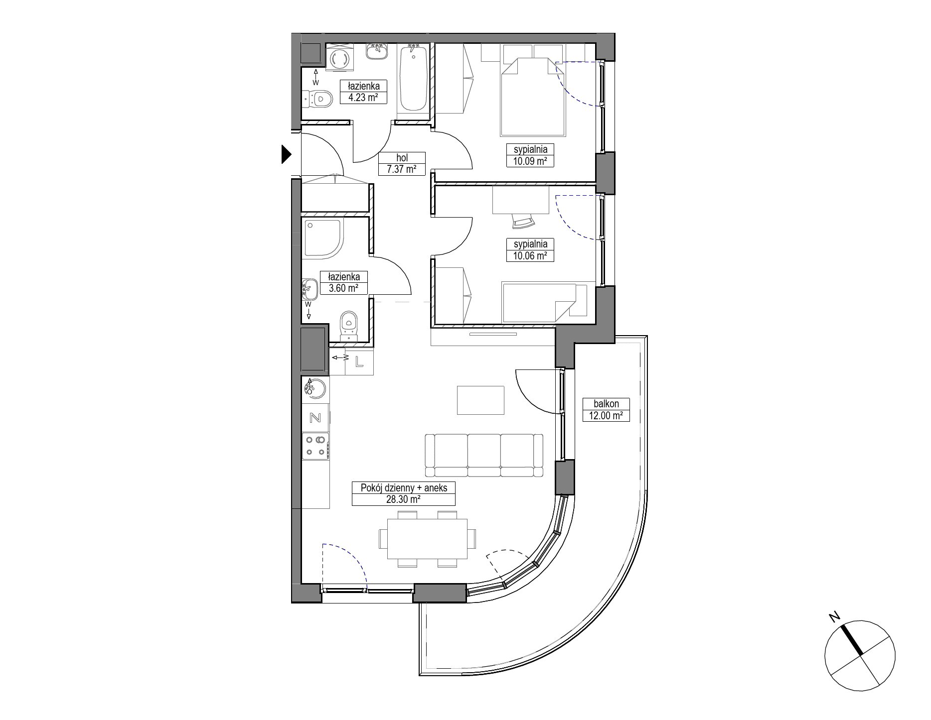 Dobre Miejsce – inwestycja Robyg - lokal A.5M19