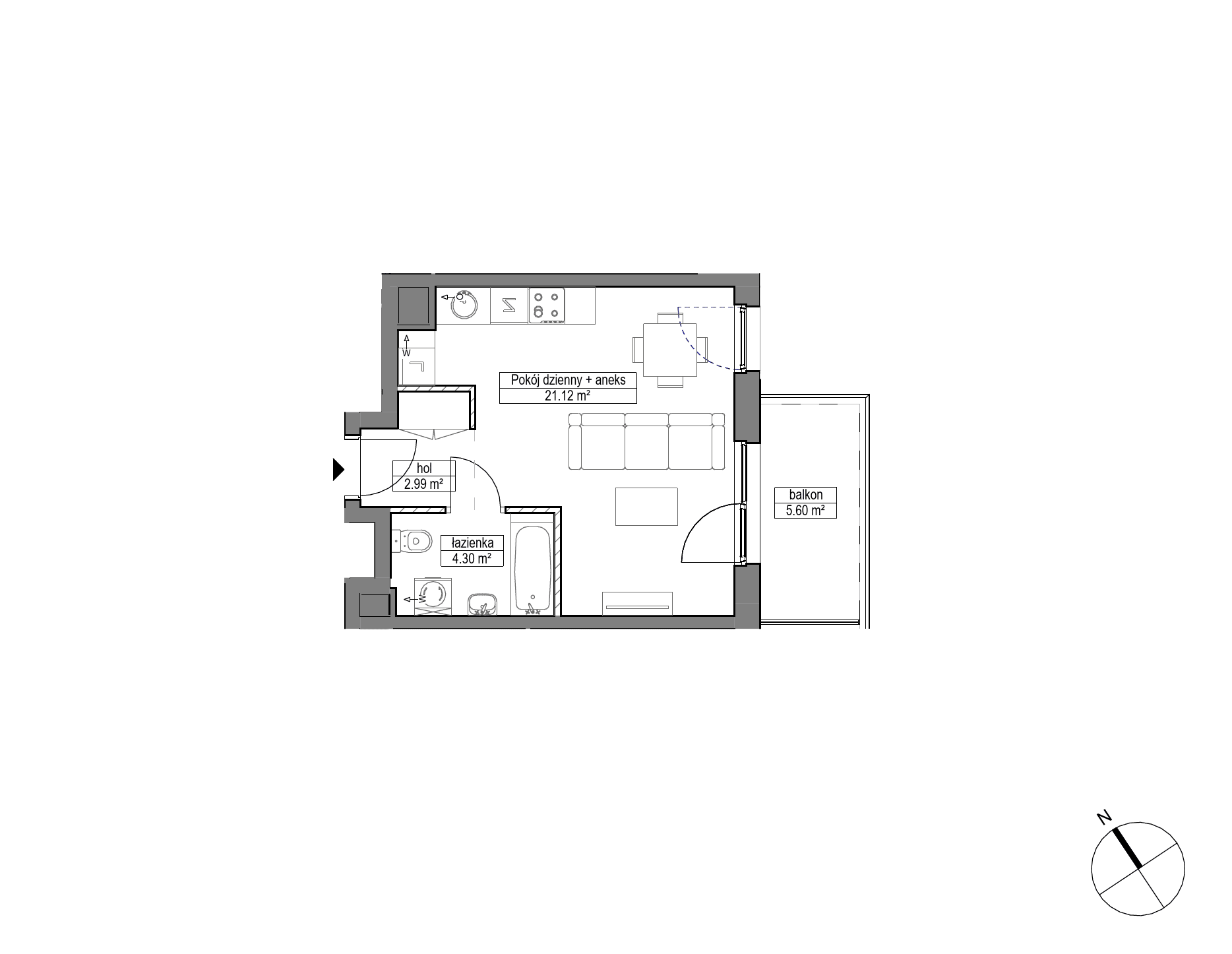 Dobre Miejsce – inwestycja Robyg - lokal A.4M15