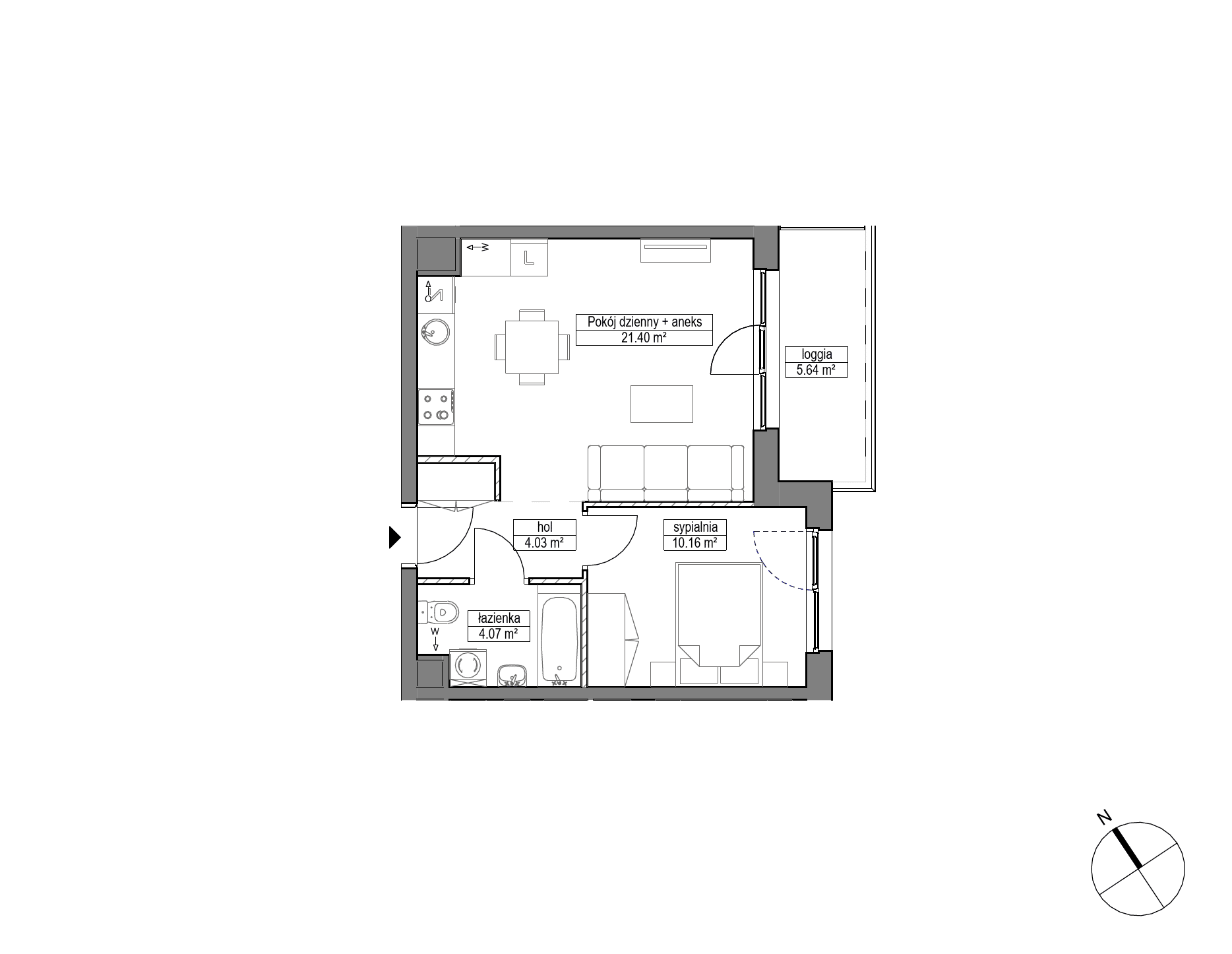 Dobre Miejsce – inwestycja Robyg - lokal A.4M18