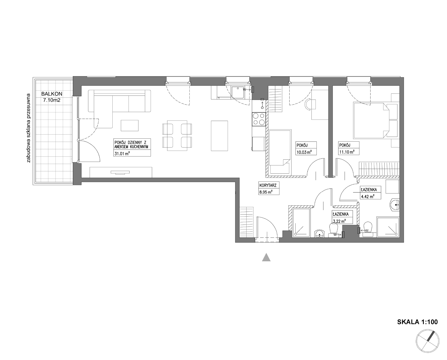 Nowa Wałowa – inwestycja Robyg - lokal I1.5M13