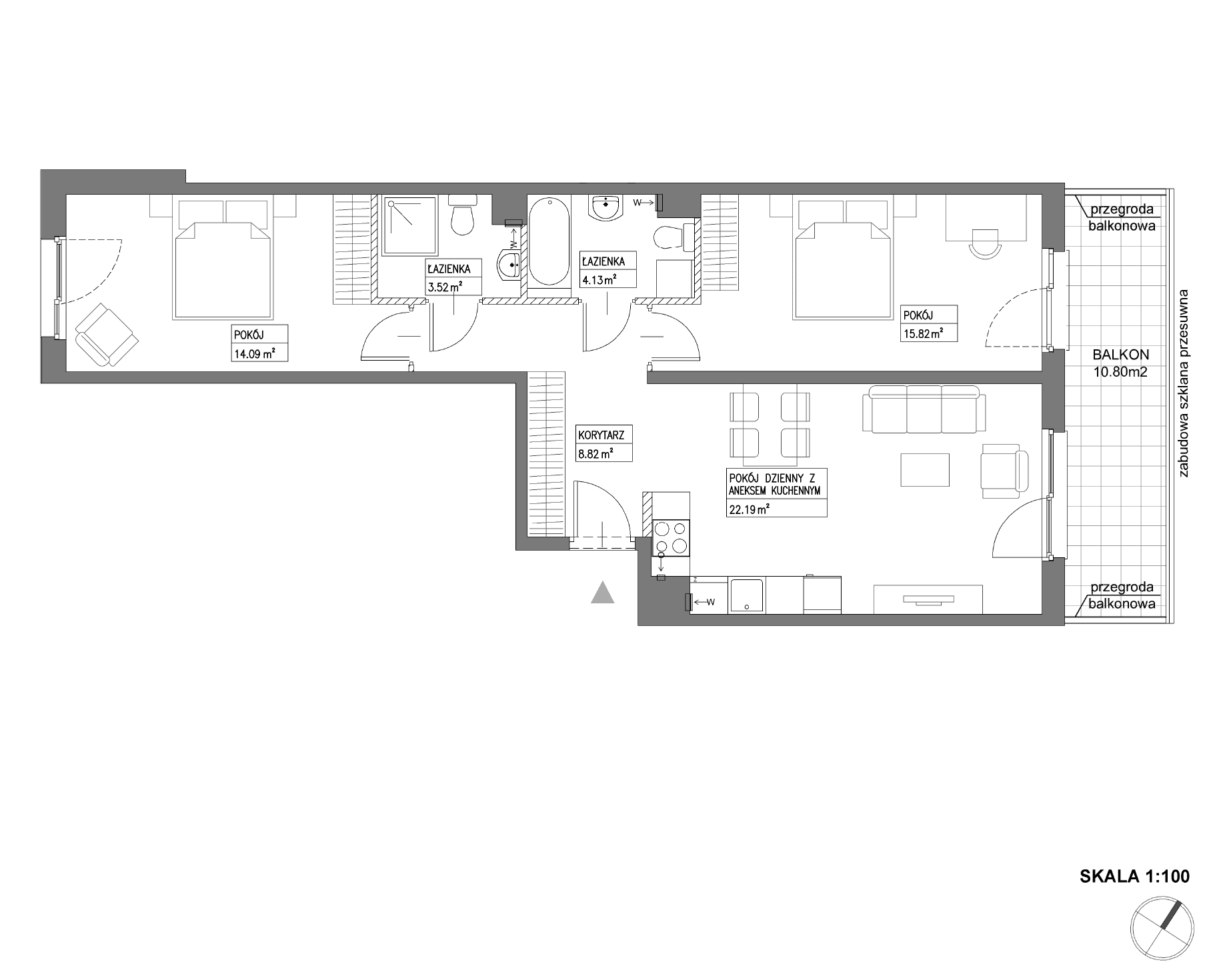 Nowa Wałowa – inwestycja Robyg - lokal I1.5M20