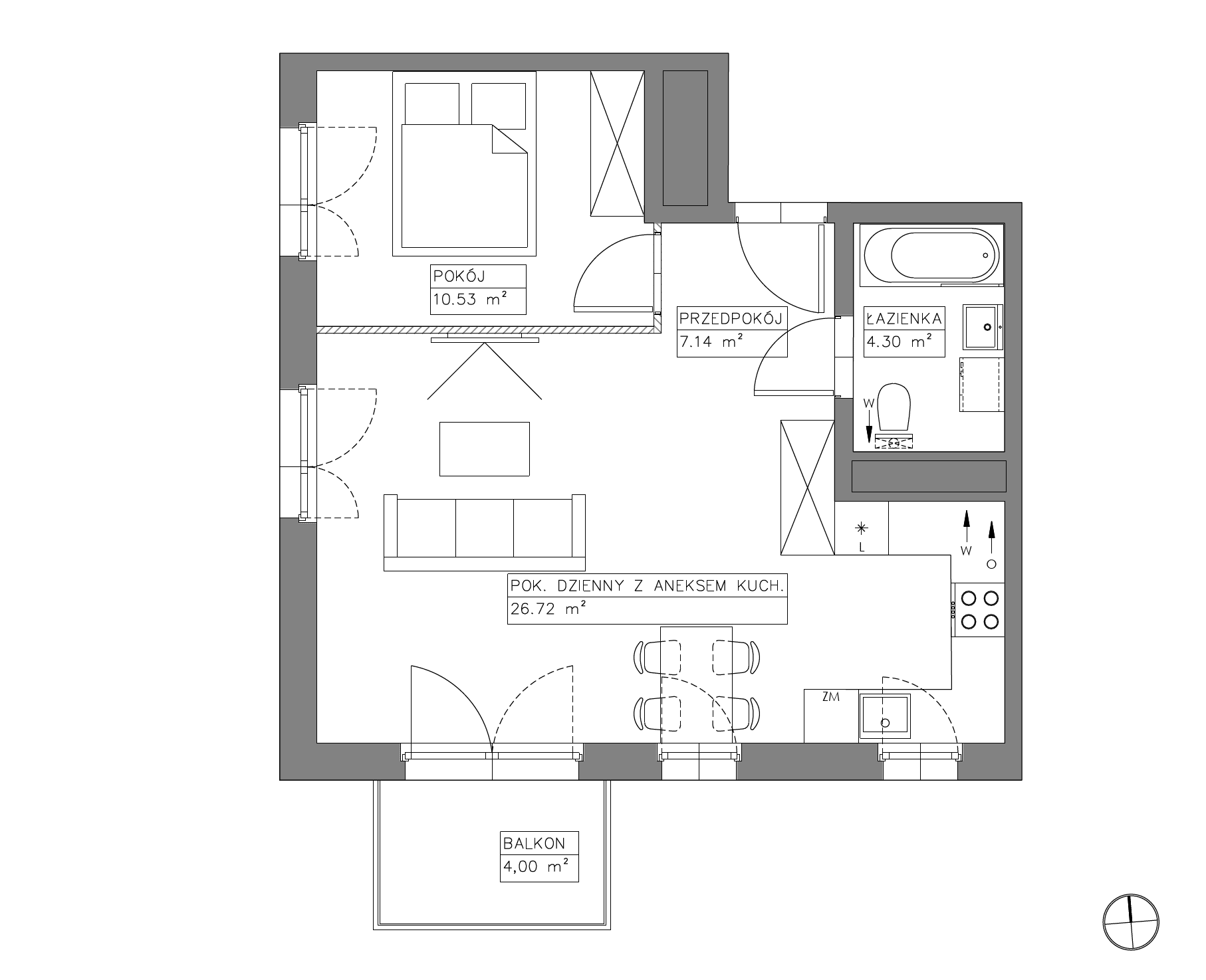 Villa Viva – inwestycja Robyg - lokal VV/J/1/3, budynek J