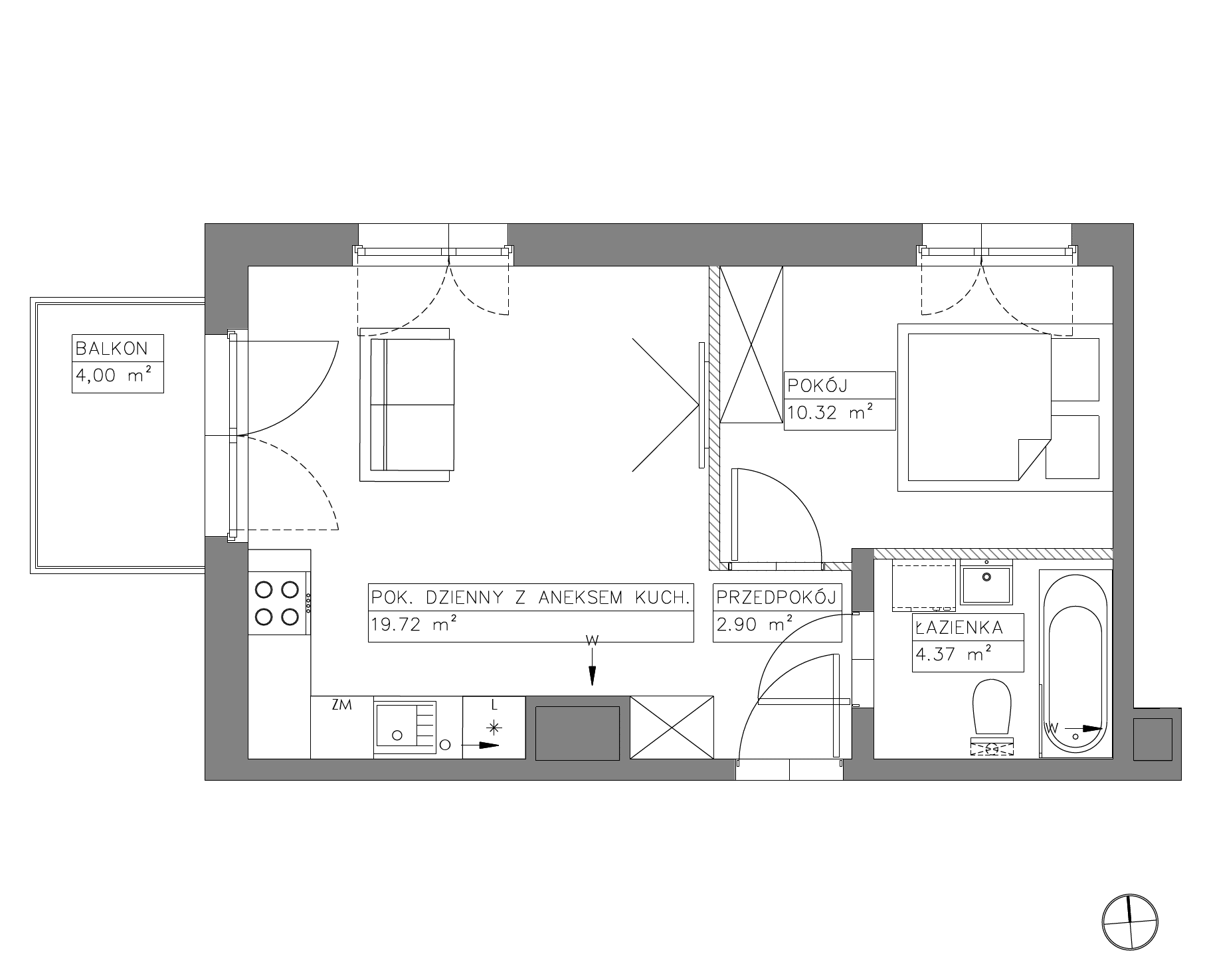Villa Viva – inwestycja Robyg - lokal VV/J/1/4, budynek J
