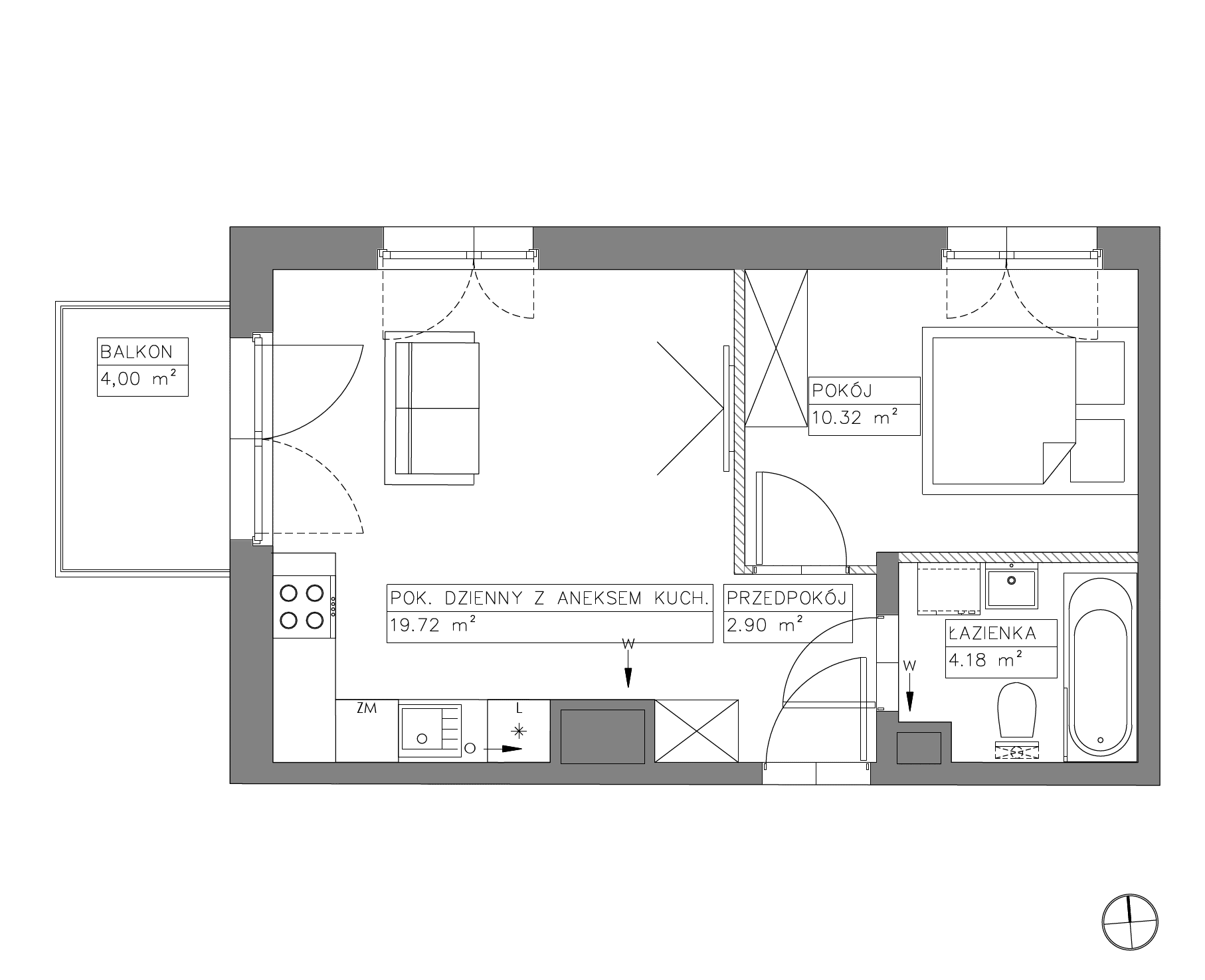 Villa Viva – inwestycja Robyg - lokal VV/H/1/4, budynek H
