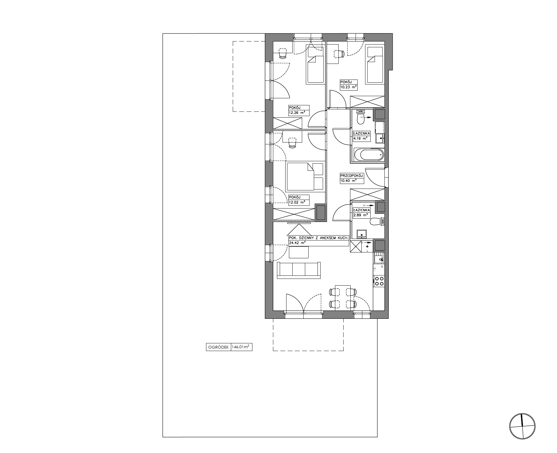 Villa Viva – inwestycja Robyg - lokal VV/F/0/3, budynek F