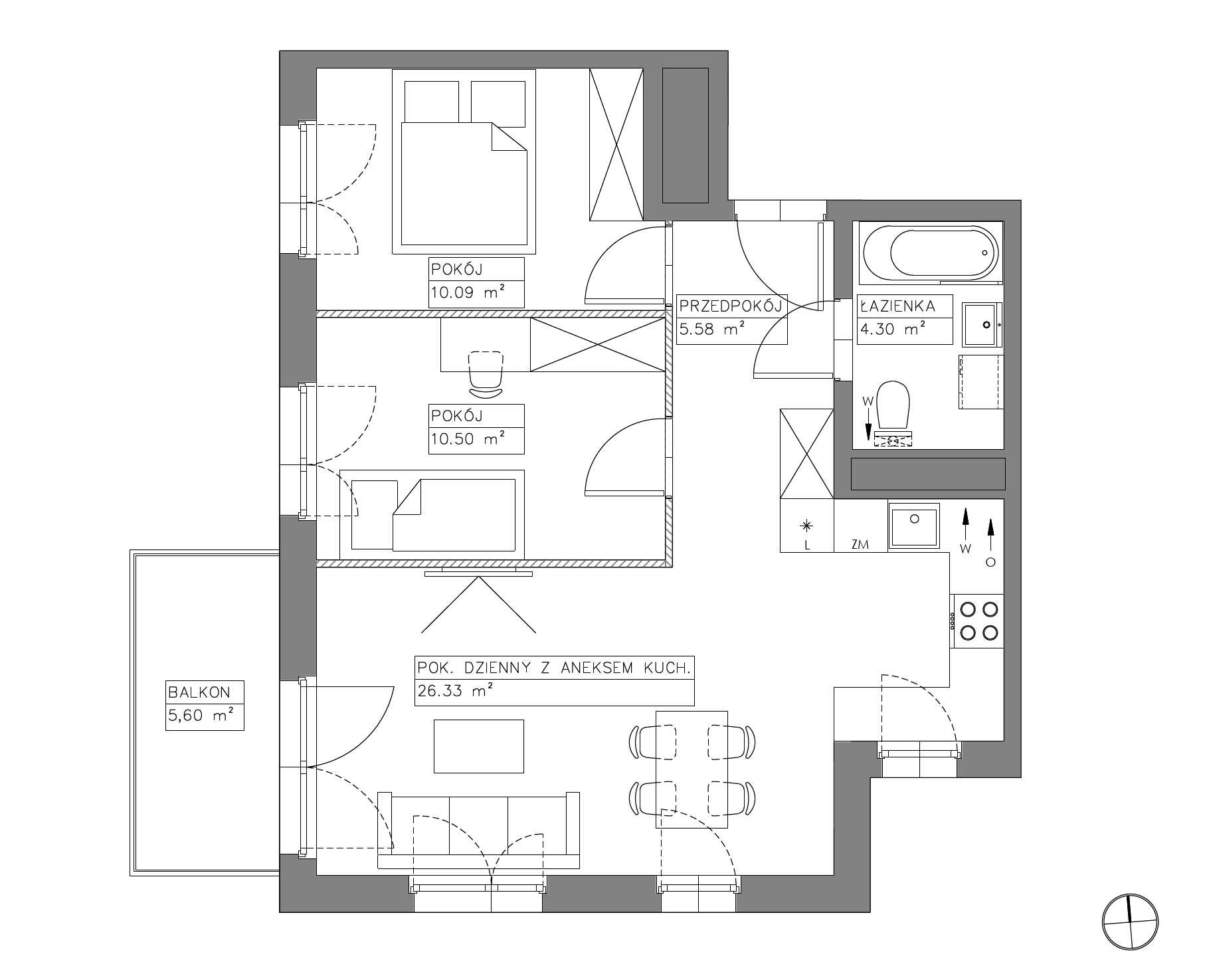 Villa Viva – inwestycja Robyg - lokal VV/A/1/3, budynek A