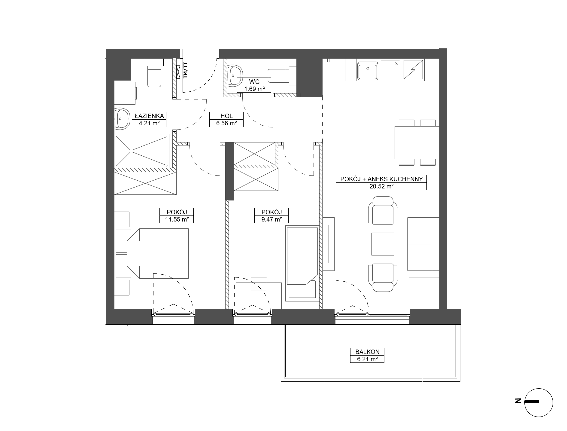 Foresteria – inwestycja Robyg - lokal B.5M20