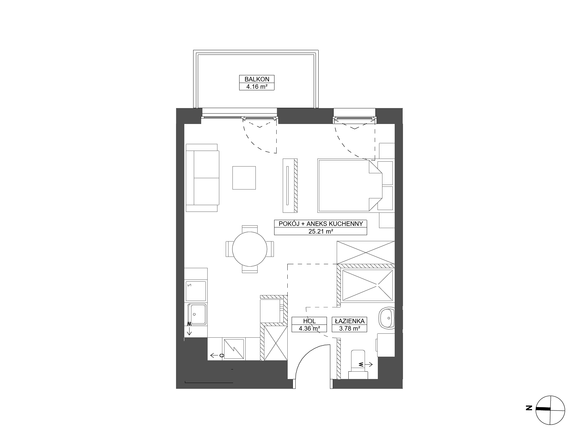 Foresteria – inwestycja Robyg - lokal C.5M07
