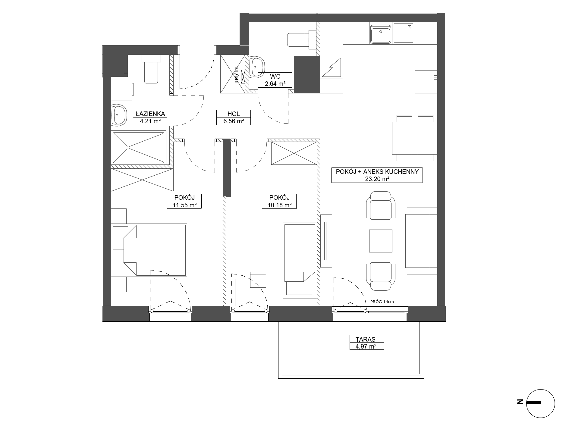 Foresteria – inwestycja Robyg - lokal B.1M24