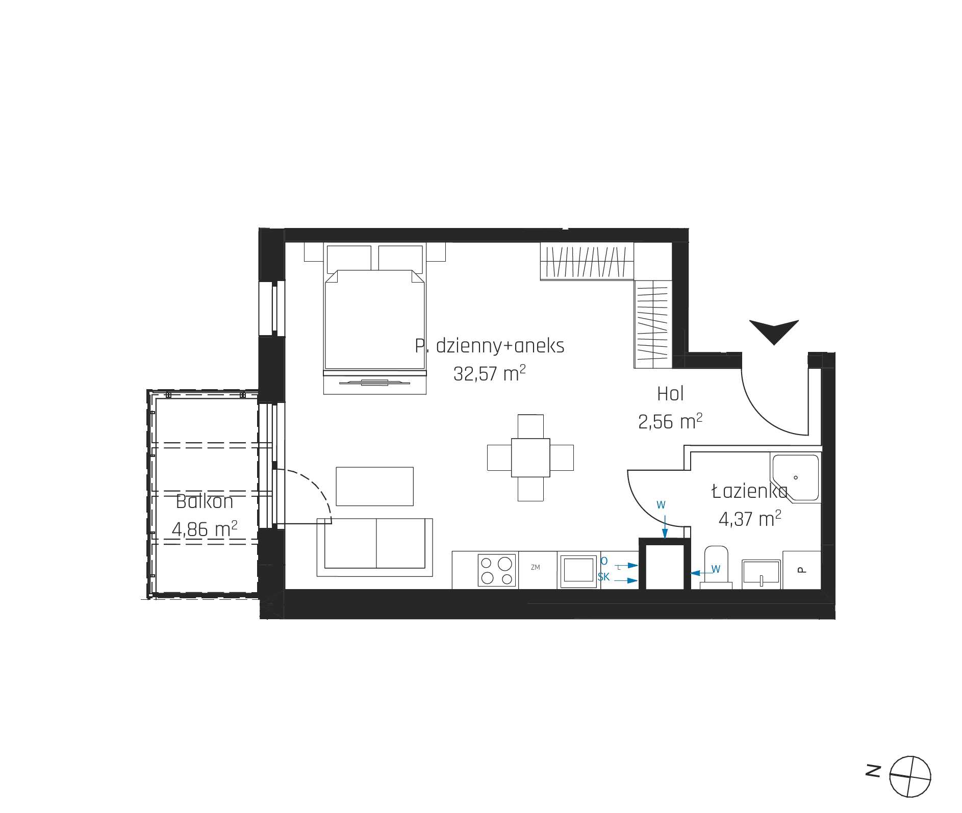 Nadmotławie Apartments - lokal I.6M18
