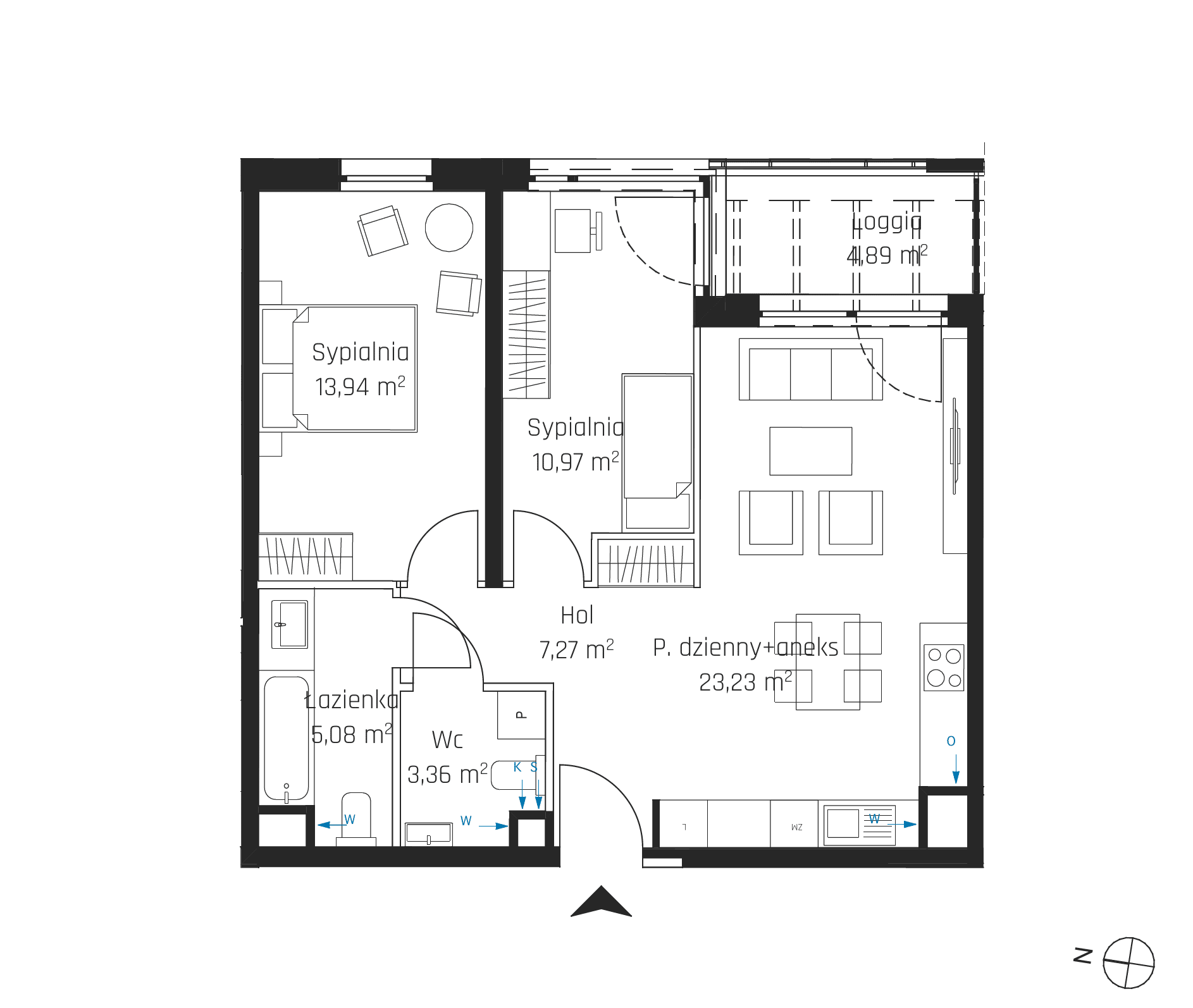 Nadmotławie Apartments - lokal I.6M24