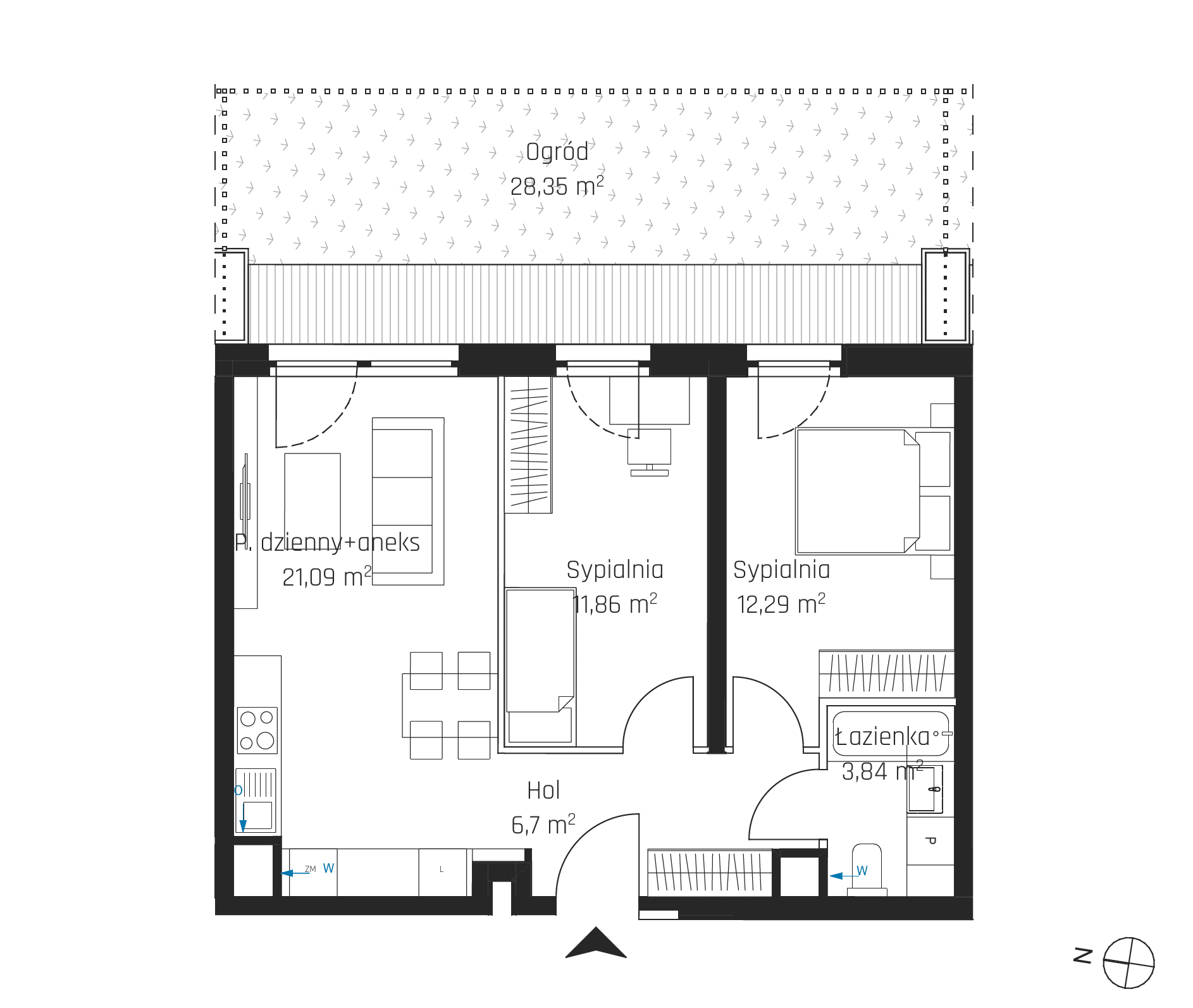 Nadmotławie Apartments - lokal I.0M11