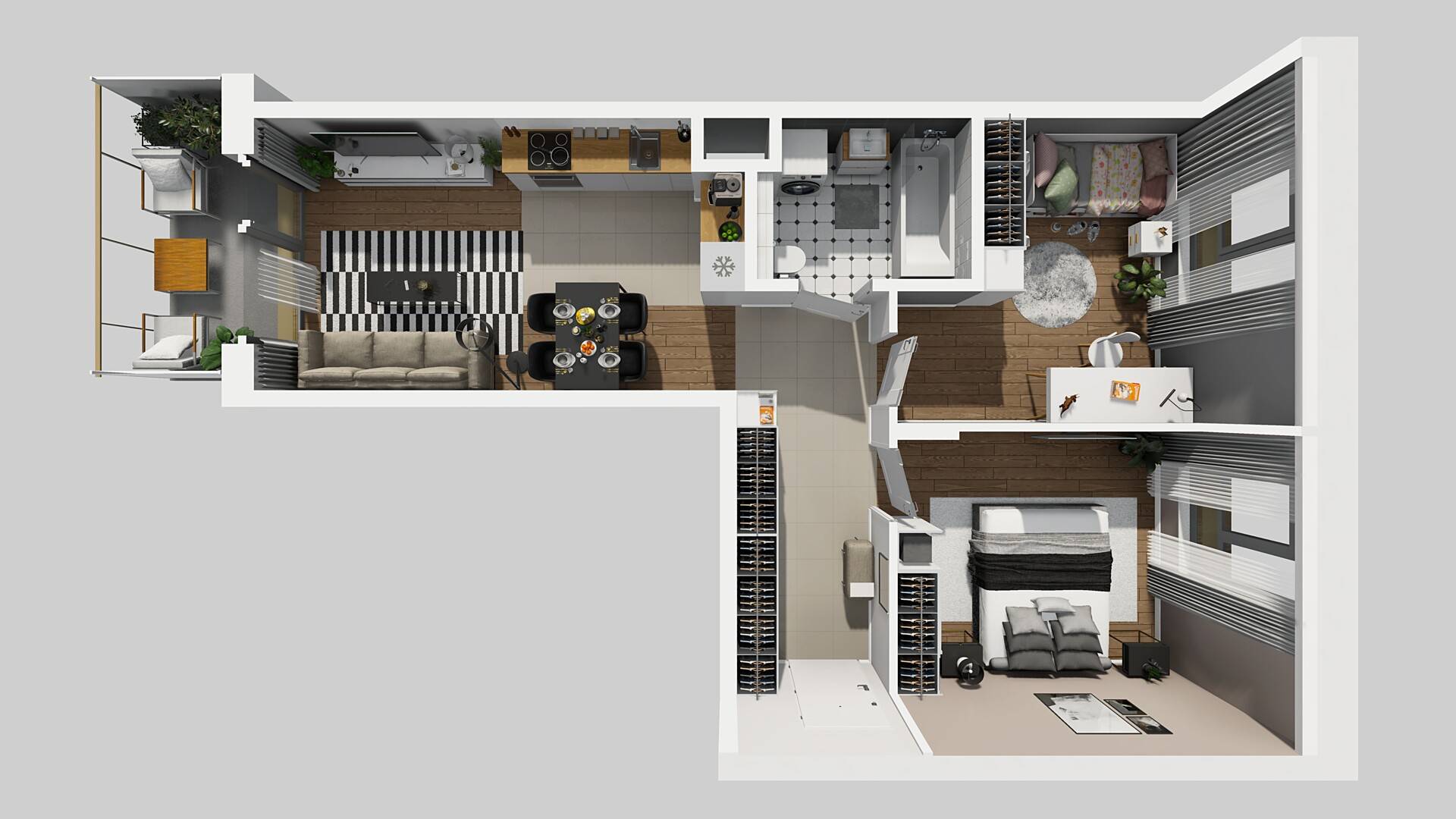 OSIEDLE MYŚLIBORSKA – inwestycja Dom Development - lokal B 85, budynek B