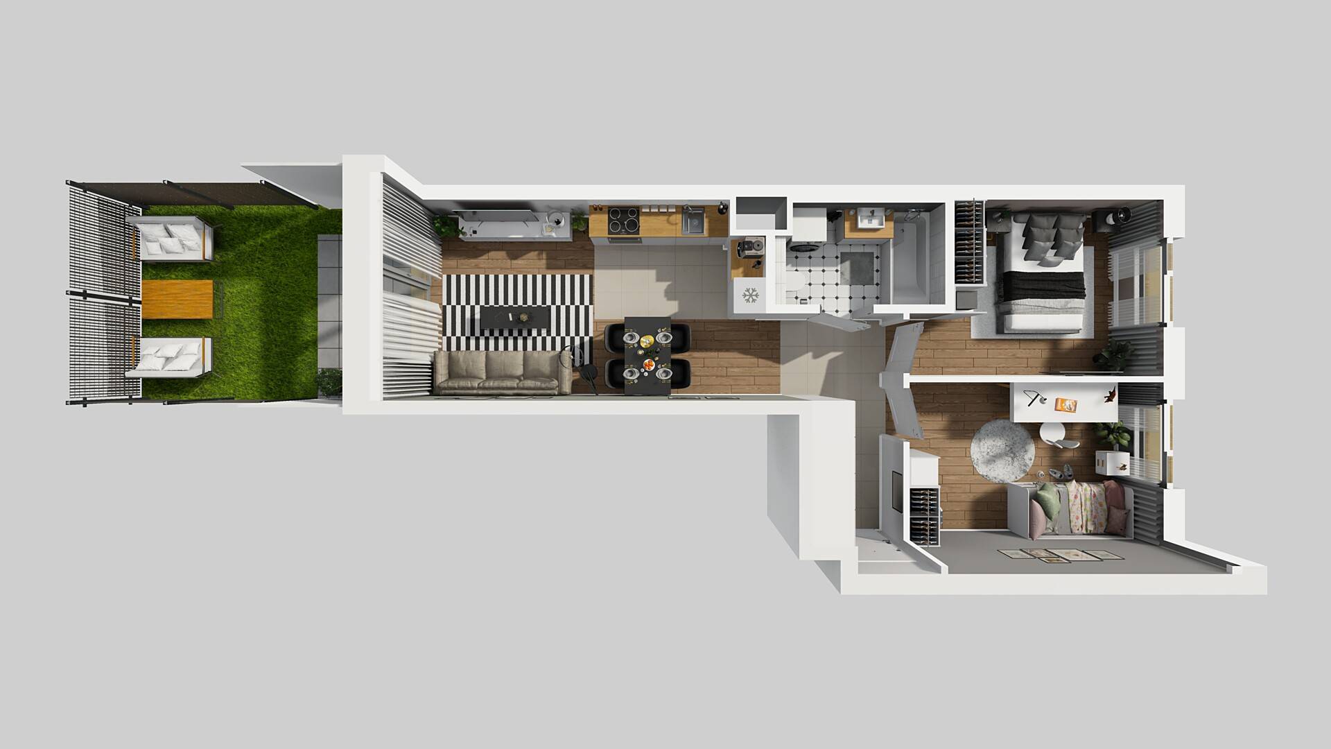 OSIEDLE MYŚLIBORSKA – inwestycja Dom Development - lokal B 3, budynek B