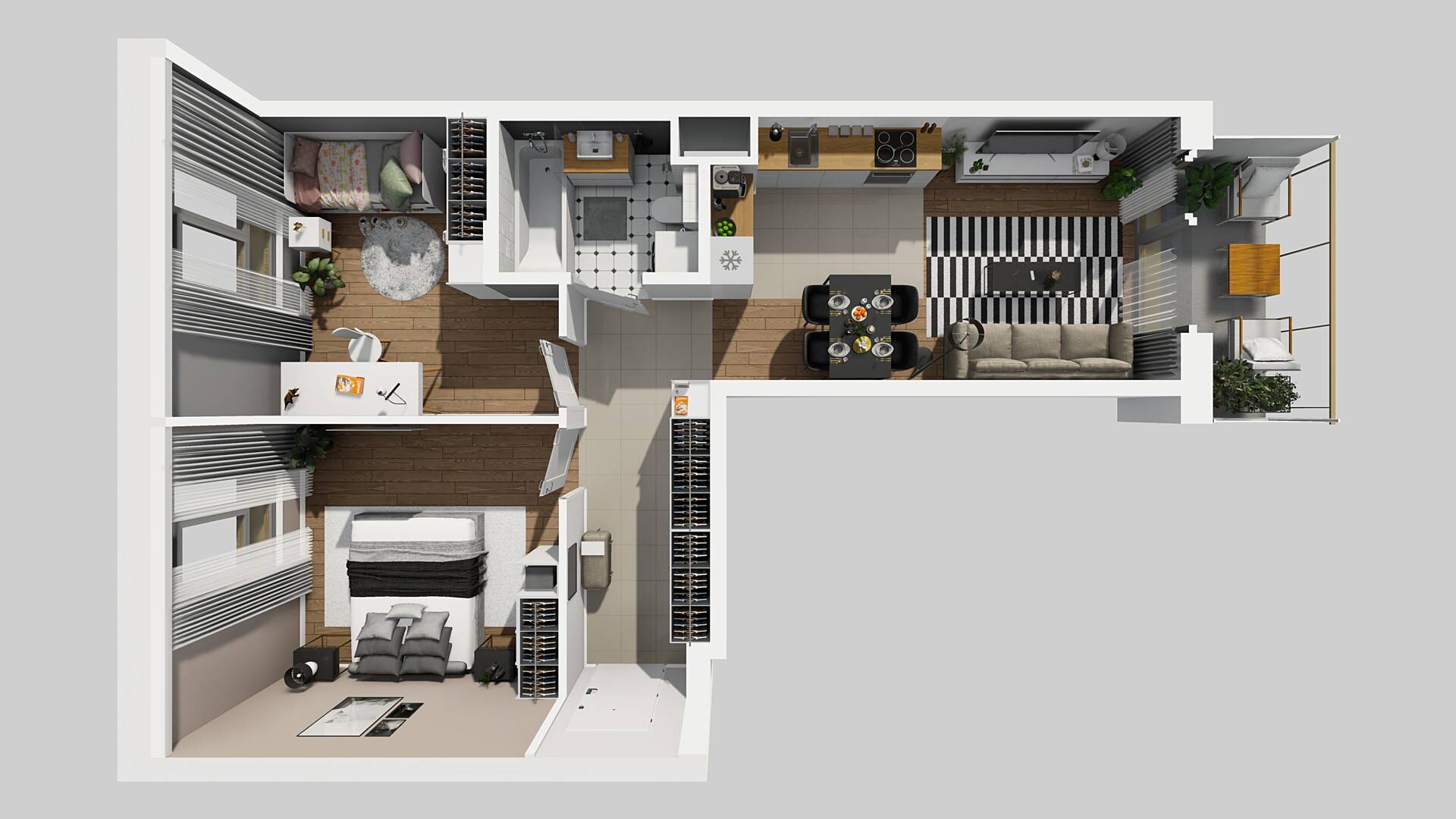 OSIEDLE MYŚLIBORSKA – inwestycja Dom Development - lokal B 67, budynek B
