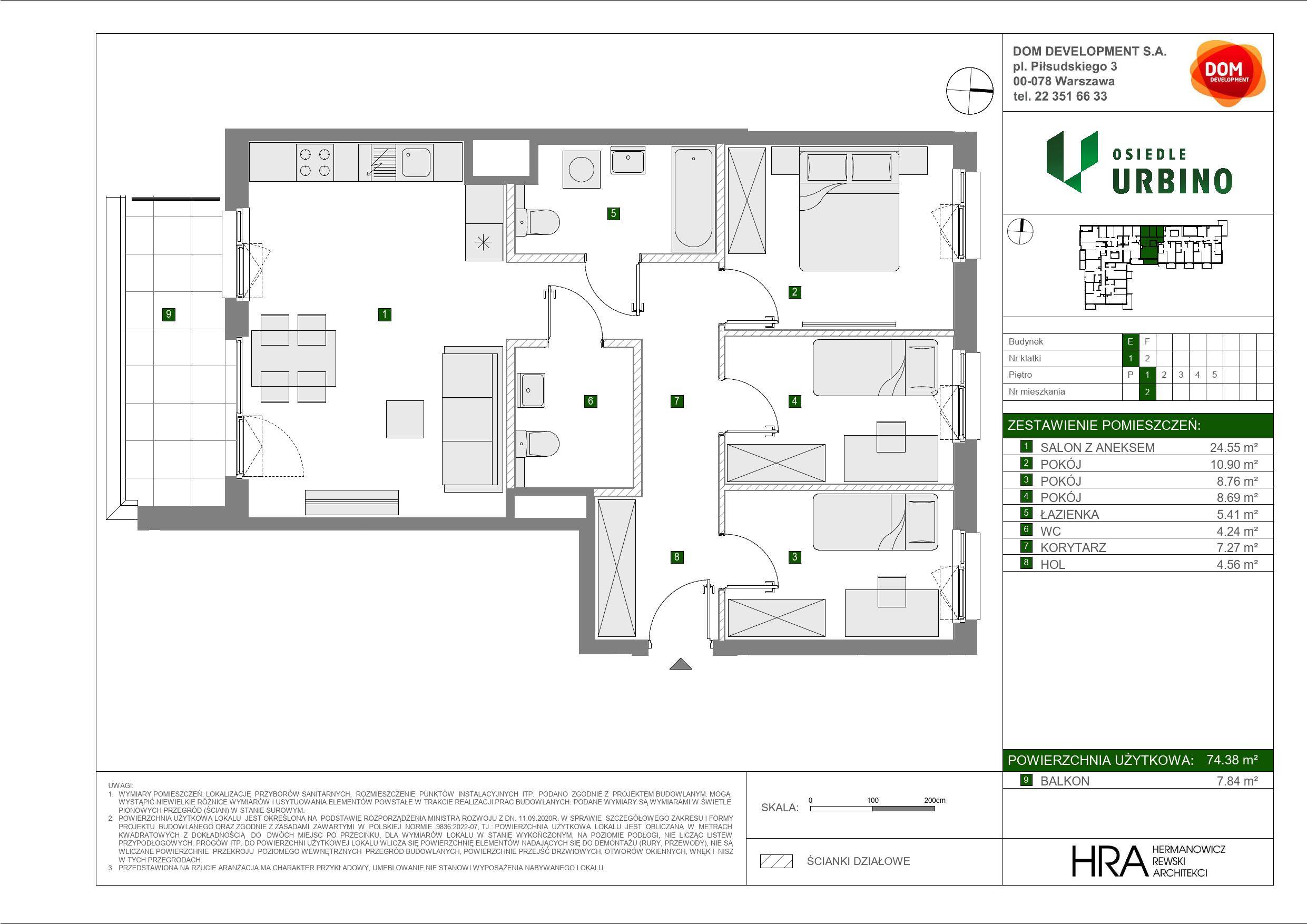 Osiedle Urbino – inwestycja Dom Development - lokal E 2, budynek E