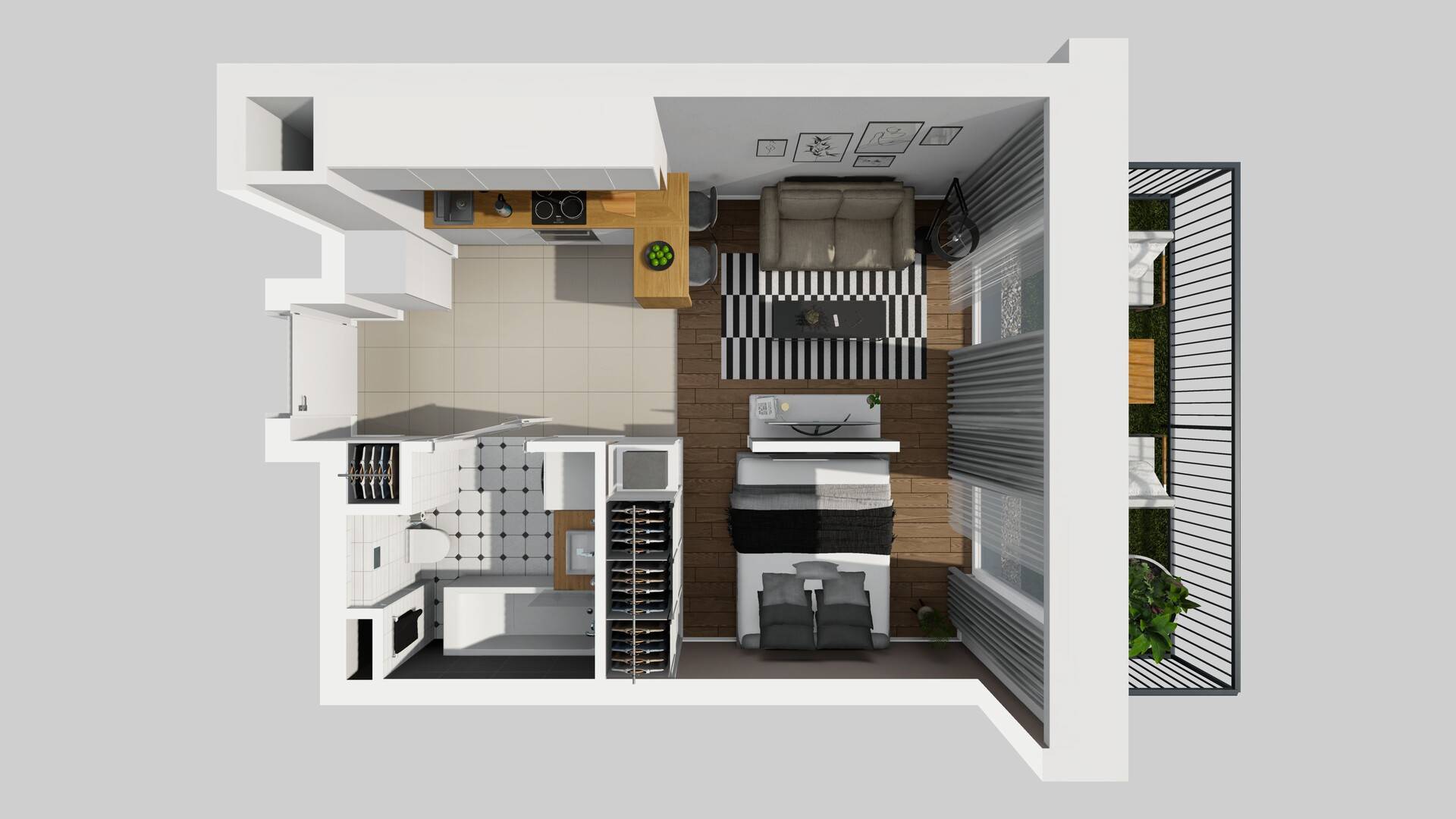 APARTAMENTY PARK MATECZNEGO - lokal F-59, budynek F