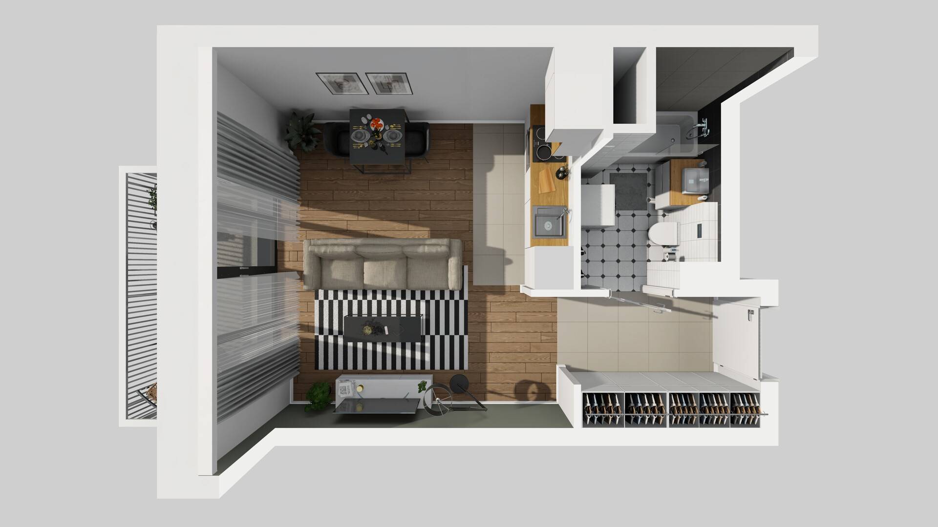 APARTAMENTY NAD OŁAWKĄ - lokal B 113, budynek B