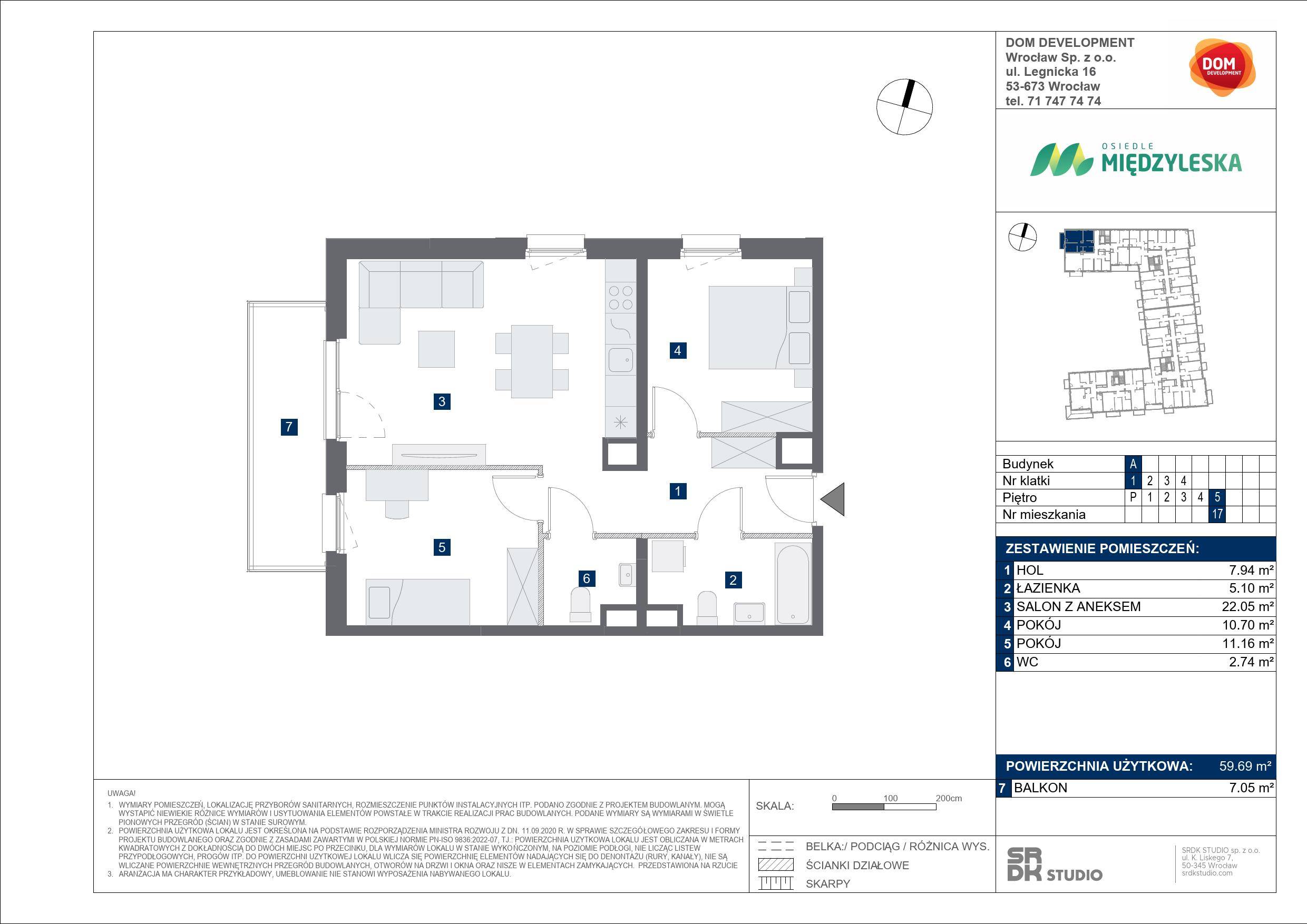 OSIEDLE MIĘDZYLESKA – inwestycja Dom Development - lokal A 17, budynek A
