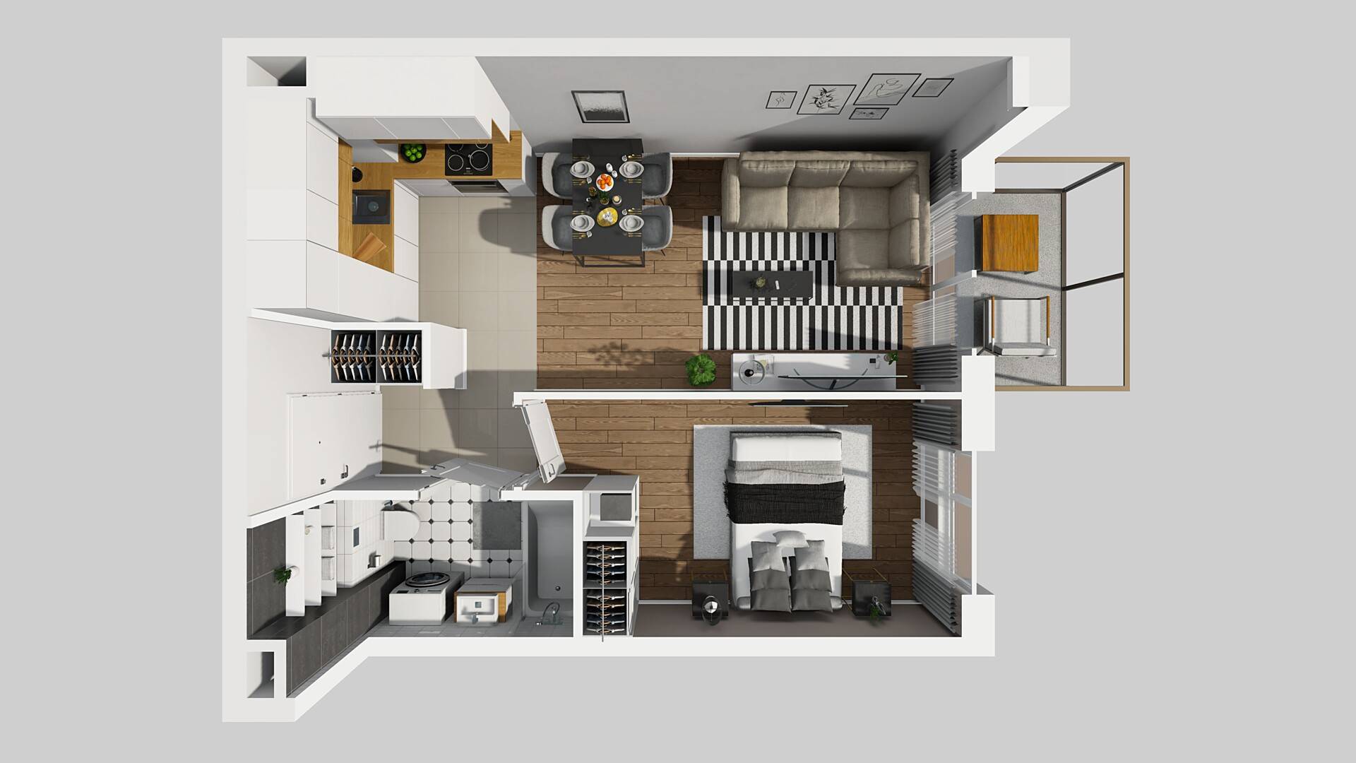 APARTAMENTY KAMIEŃSKIEGO - lokal B 21, budynek B