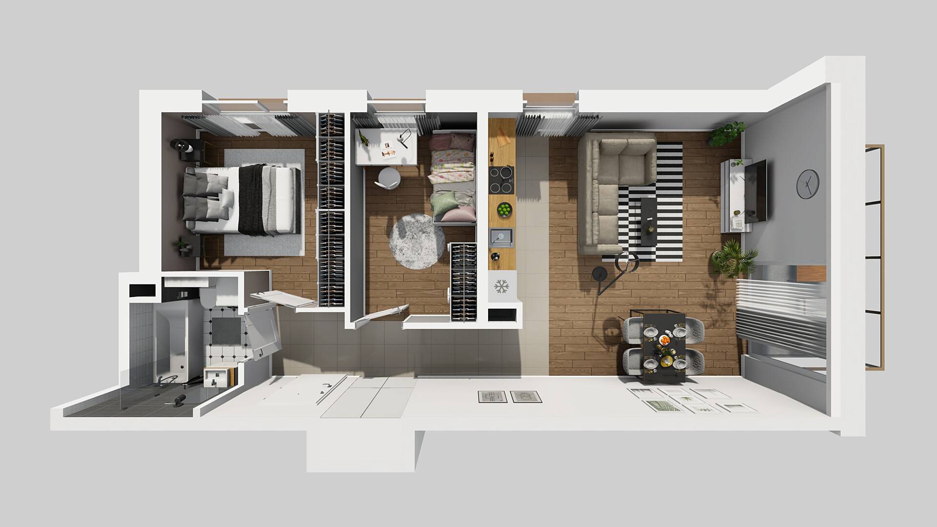 APARTAMENTY KAMIEŃSKIEGO - lokal B 24, budynek B