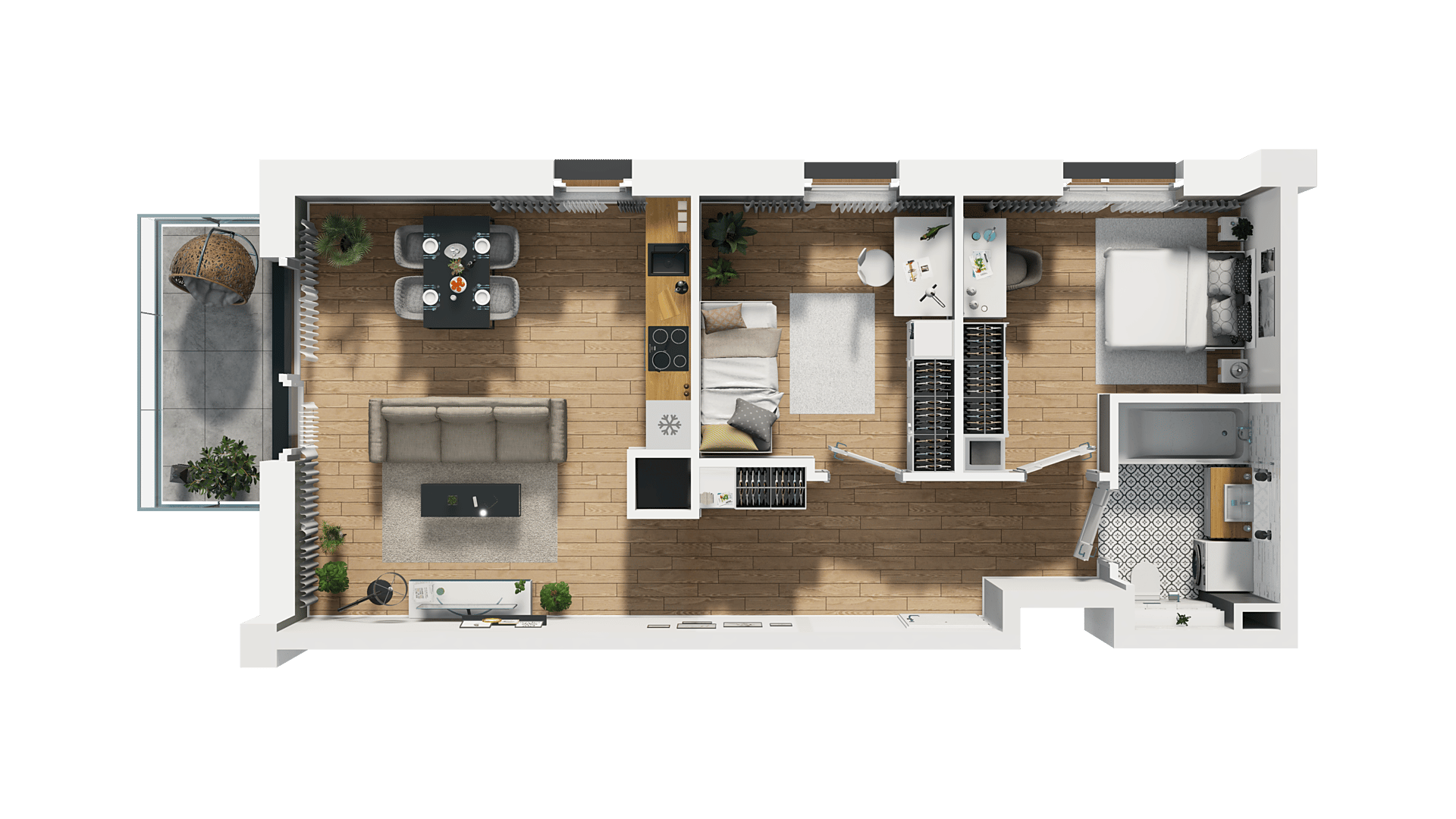 WARSZAWSKA – inwestycja Dom Development - lokal B 47, budynek B