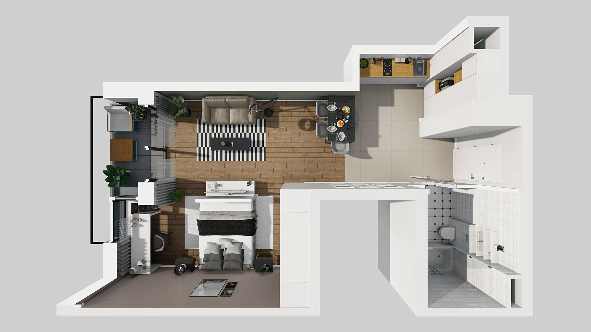 APARTAMENTY GRZYBOWSKA 11 - lokal A 103, budynek A