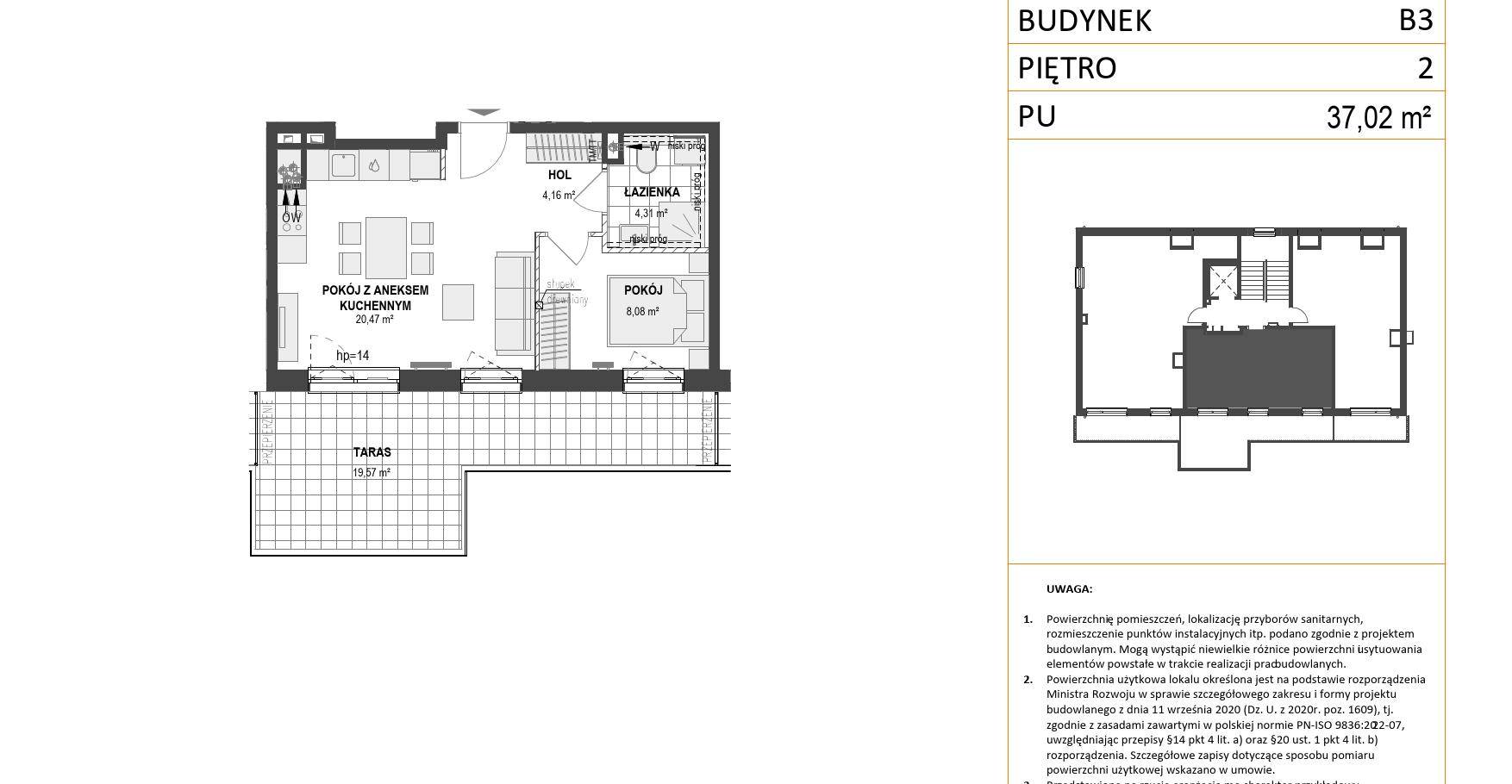 WZGÓRZE MARKOWCA – inwestycja Dom Development - lokal B3 8, budynek B3