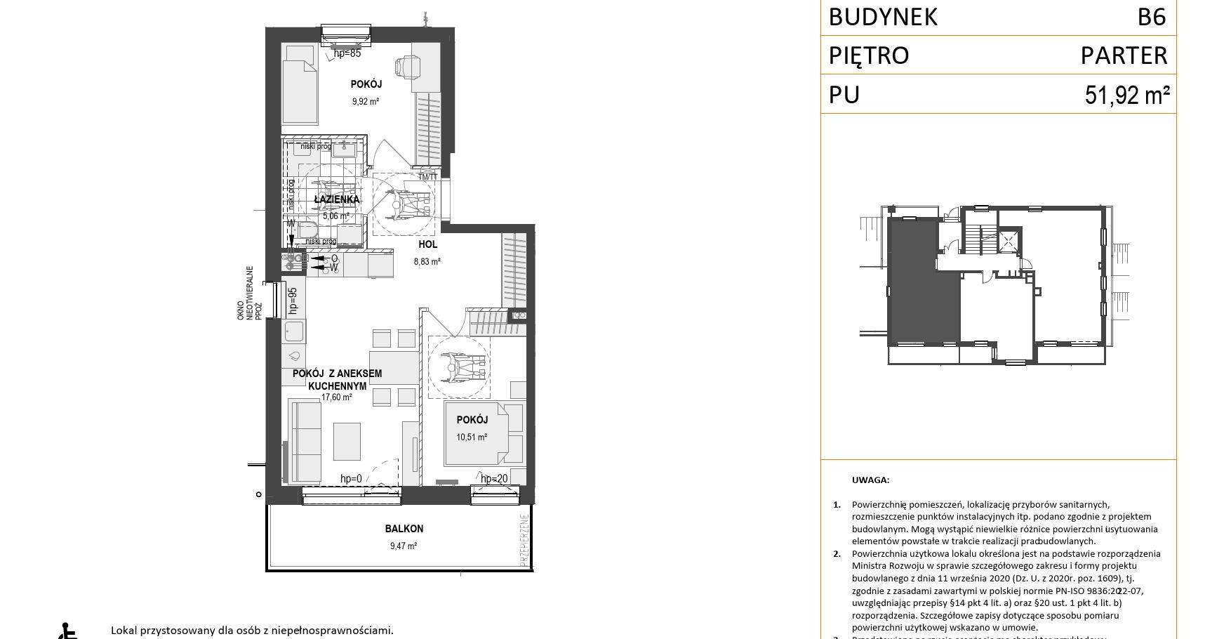 WZGÓRZE MARKOWCA – inwestycja Dom Development - lokal B6 3, budynek B6