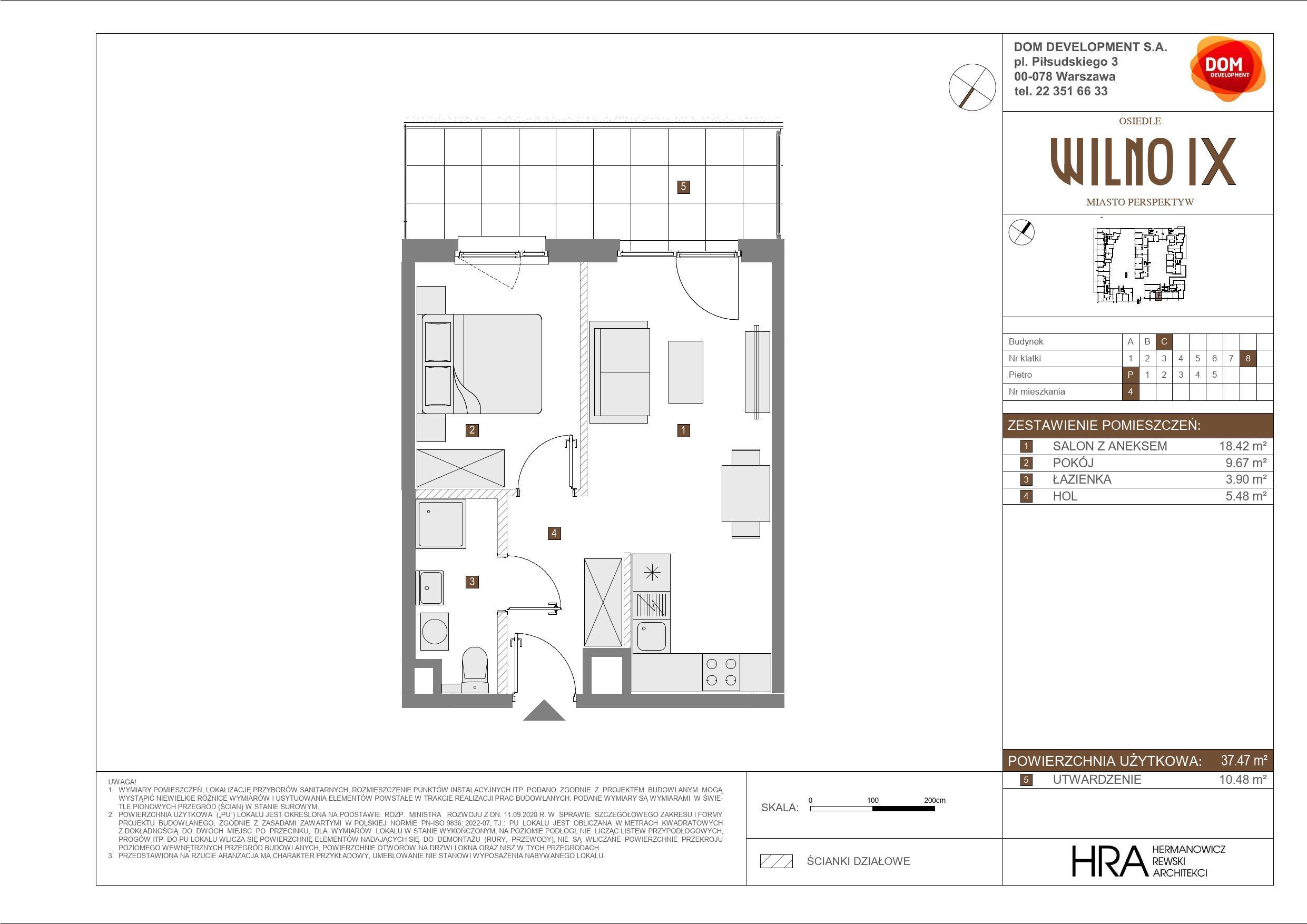 OSIEDLE WILNO – inwestycja Dom Development - lokal C 4, budynek C