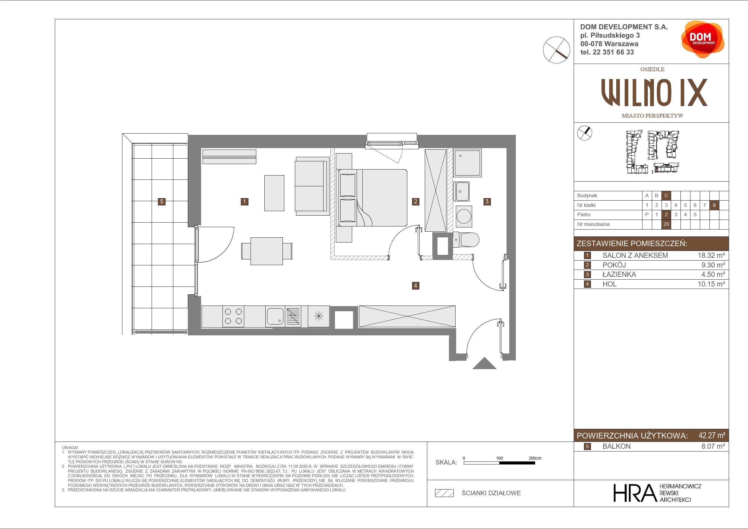 OSIEDLE WILNO – inwestycja Dom Development - lokal C 20, budynek C