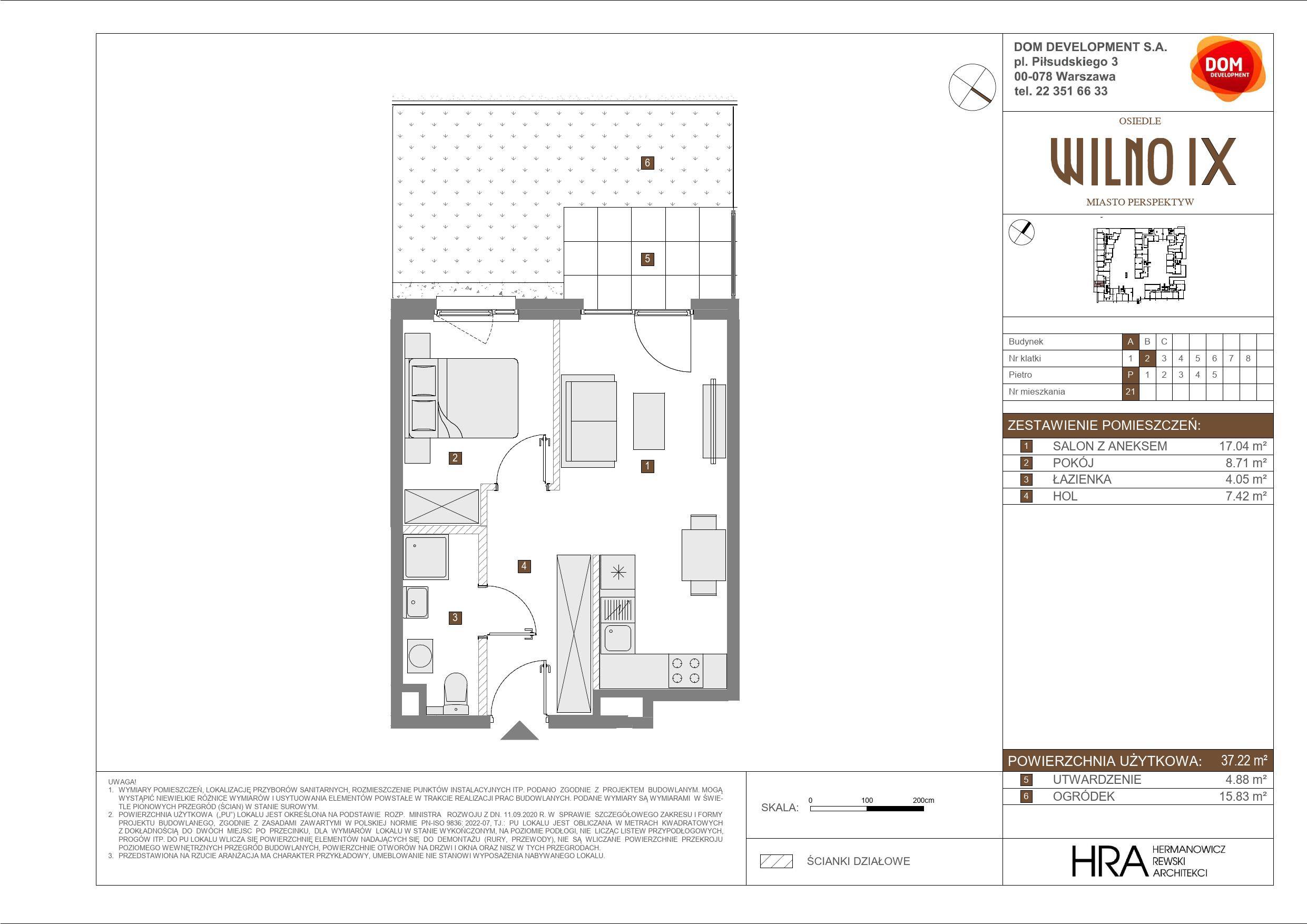 OSIEDLE WILNO – inwestycja Dom Development - lokal A 21, budynek A