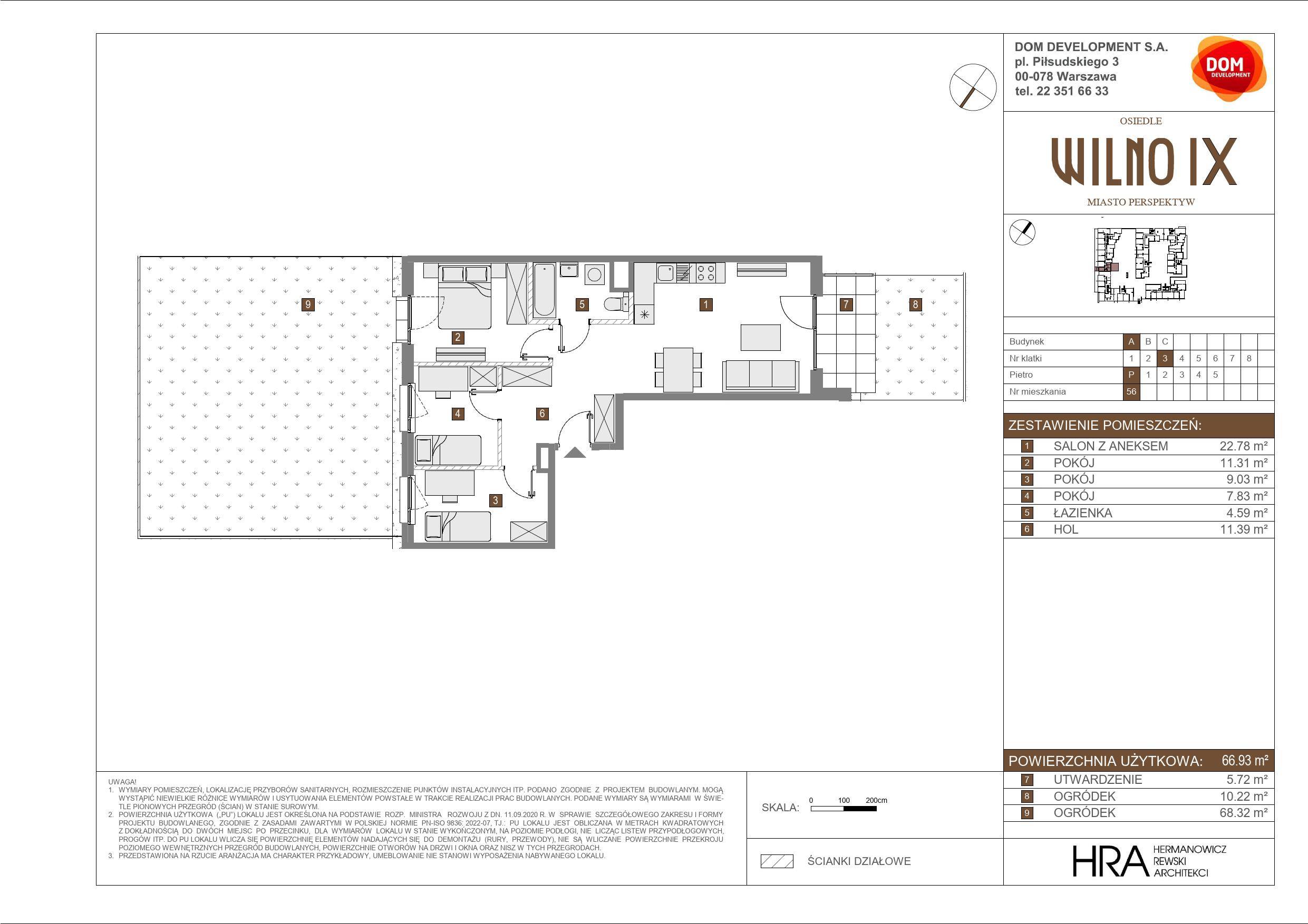 OSIEDLE WILNO – inwestycja Dom Development - lokal A 56, budynek A