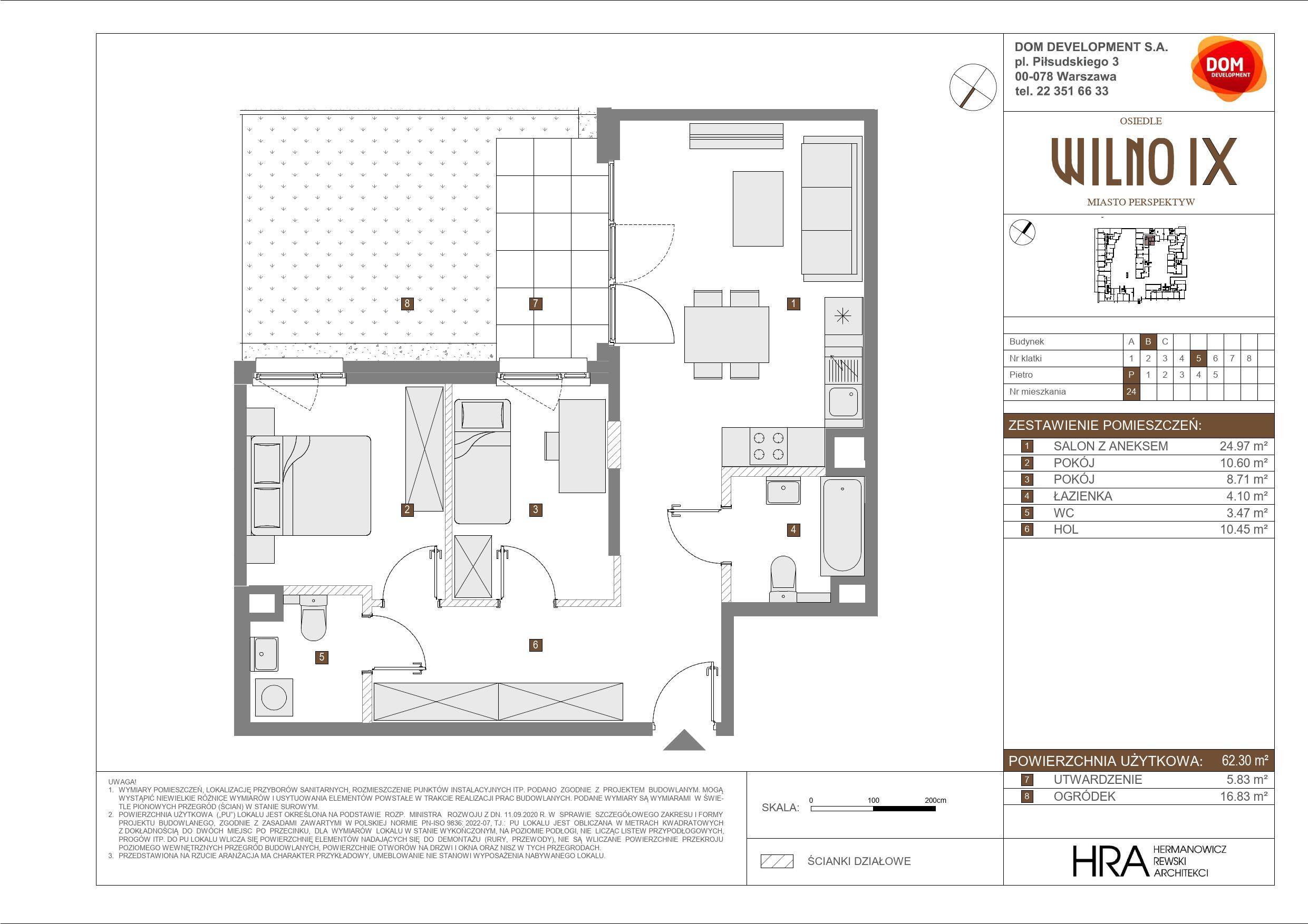OSIEDLE WILNO – inwestycja Dom Development - lokal B 24, budynek B