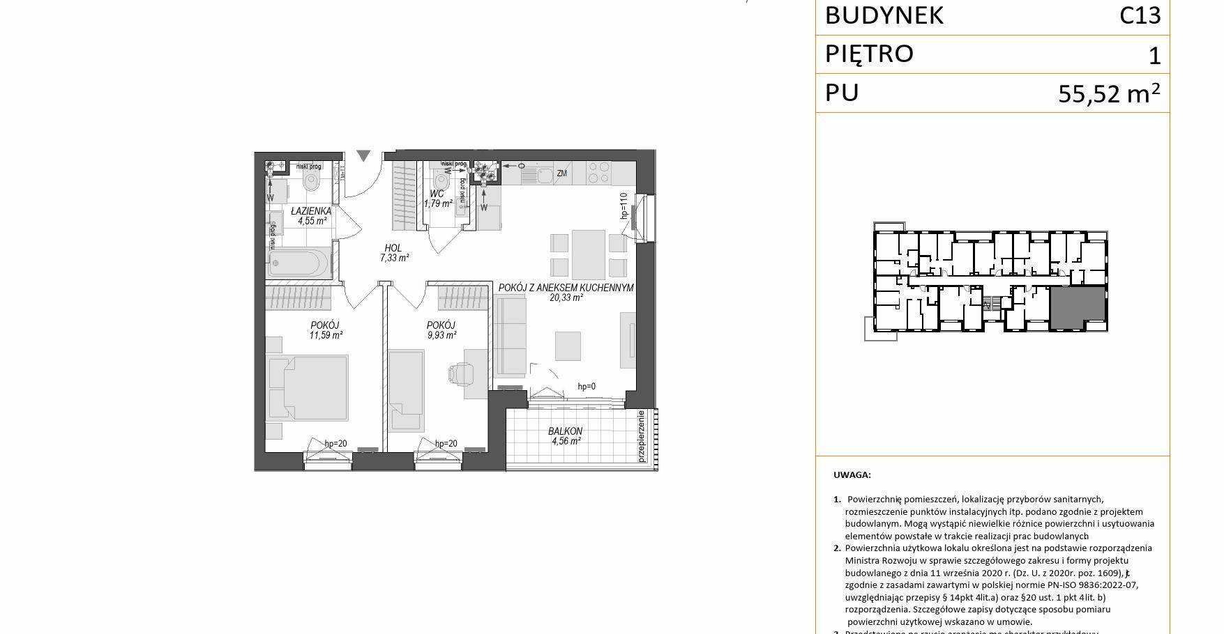 KONSTELACJA – inwestycja Dom Development - lokal C13 17, budynek C13