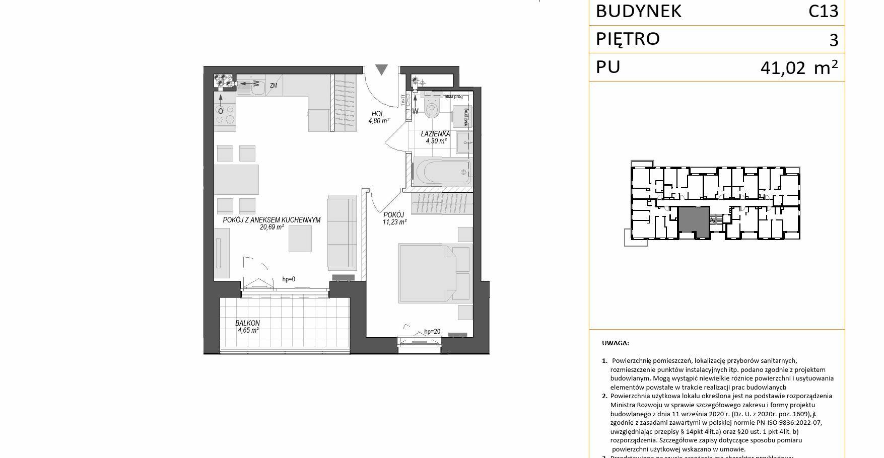 KONSTELACJA – inwestycja Dom Development - lokal C13 28, budynek C13