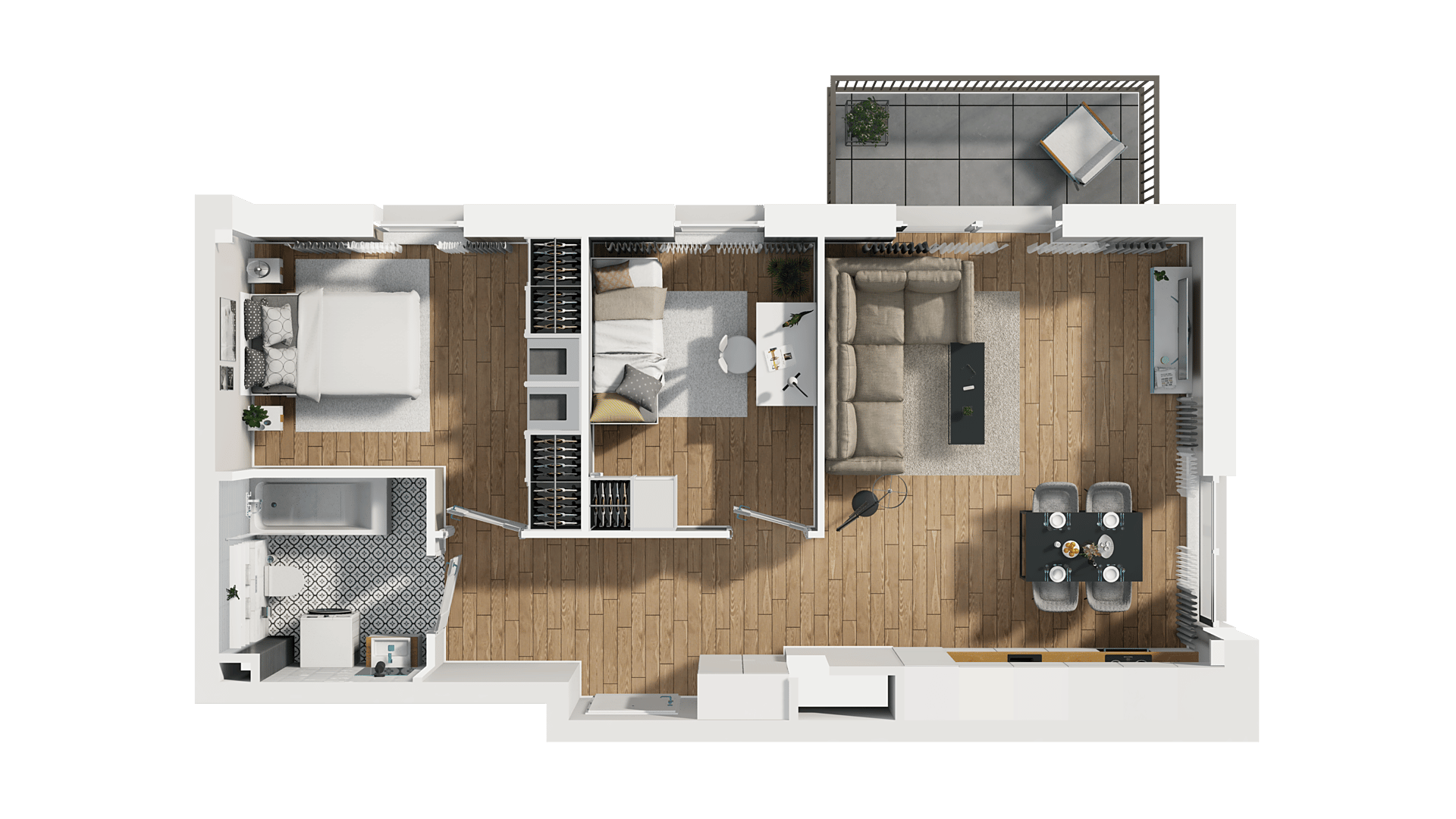 ORZECHOWA – inwestycja Dom Development - lokal C 40, budynek C