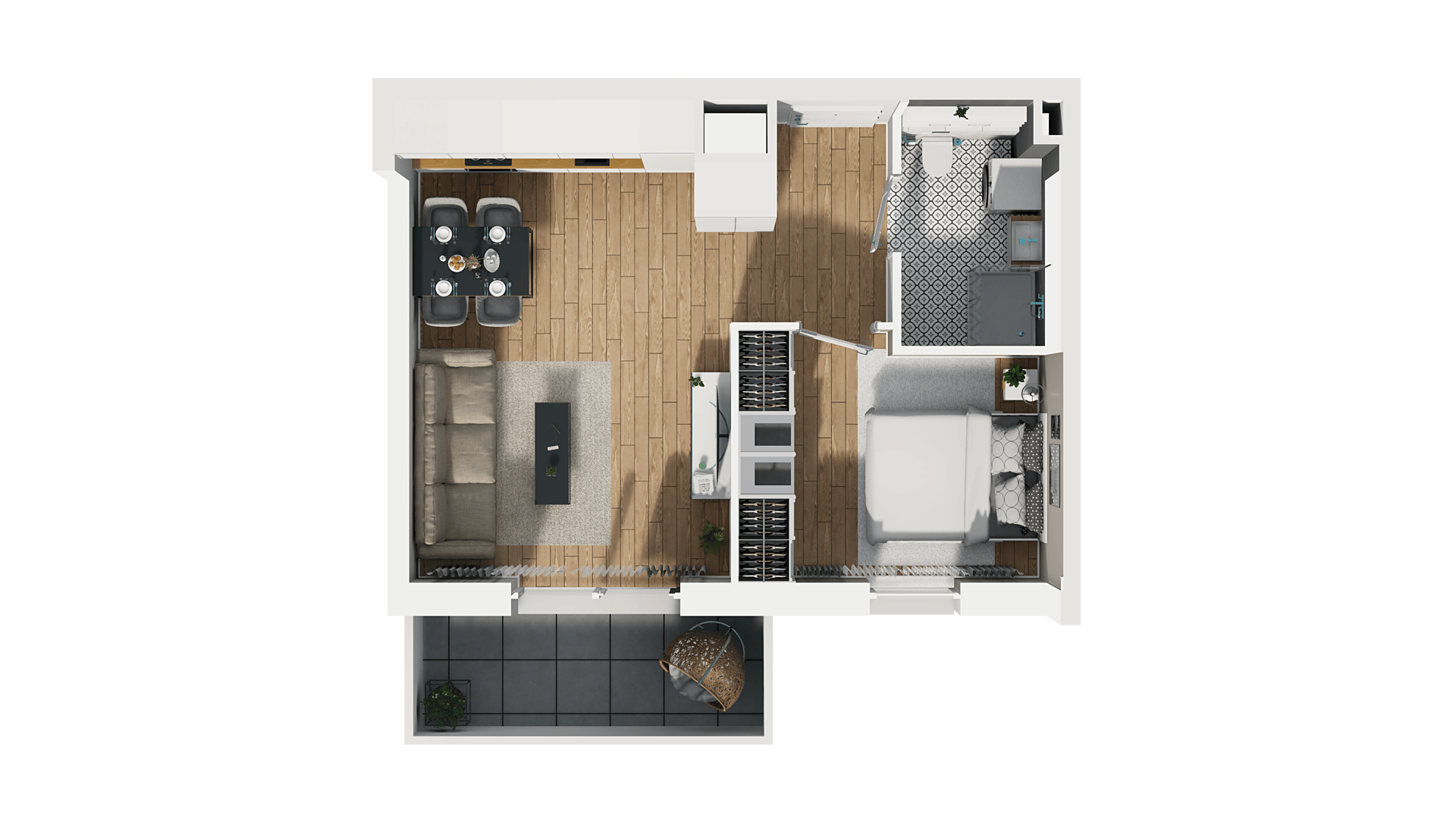 ORZECHOWA – inwestycja Dom Development - lokal B 40, budynek B