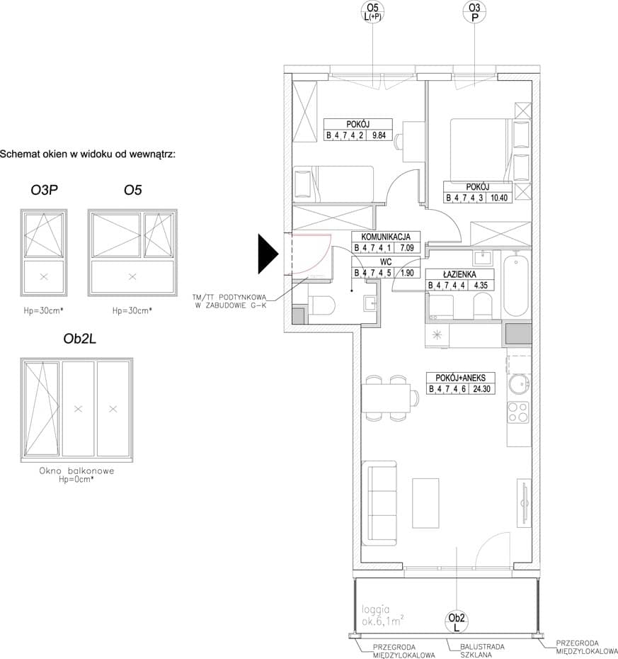 Forma – inwestycja INPRO - lokal B.4.7.4, budynek B